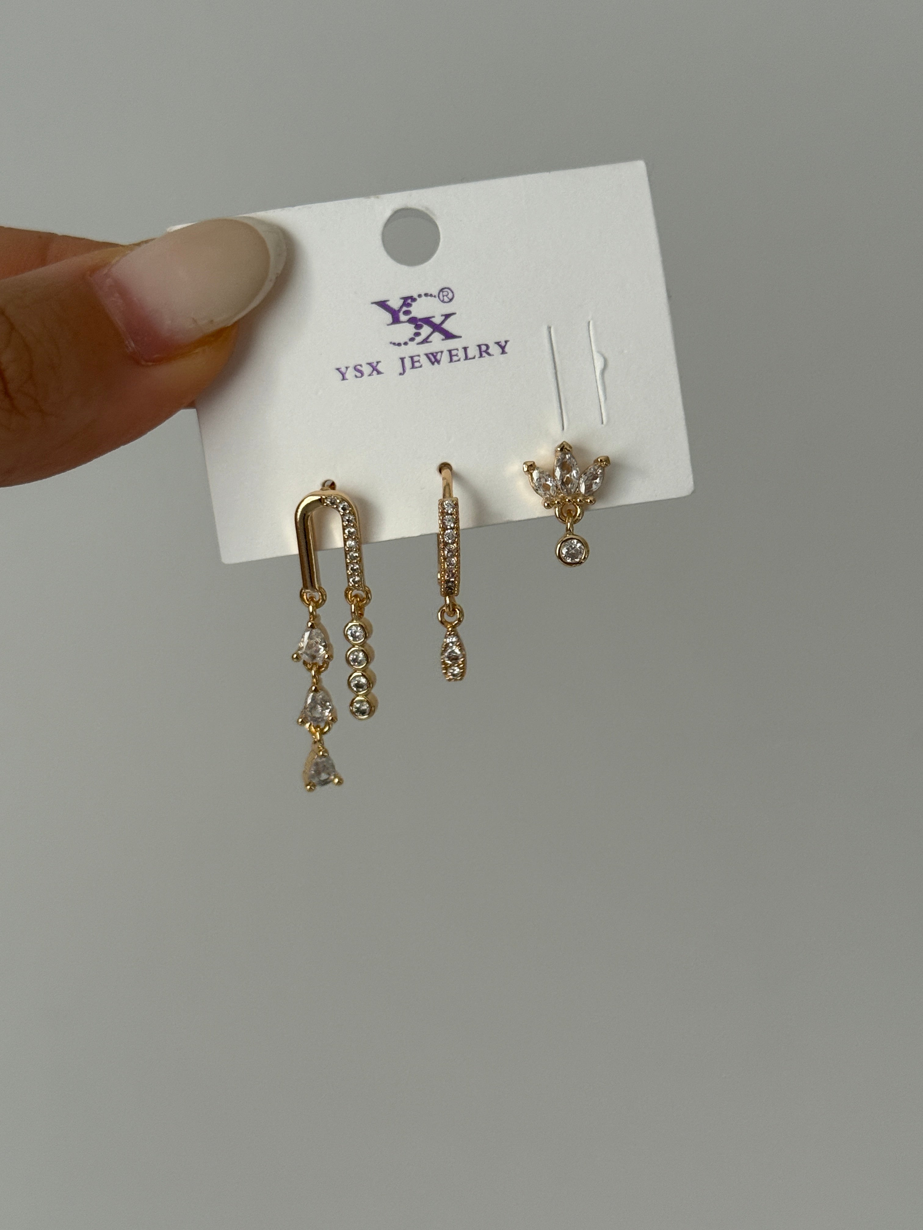 3lü Santral Küpe Seti