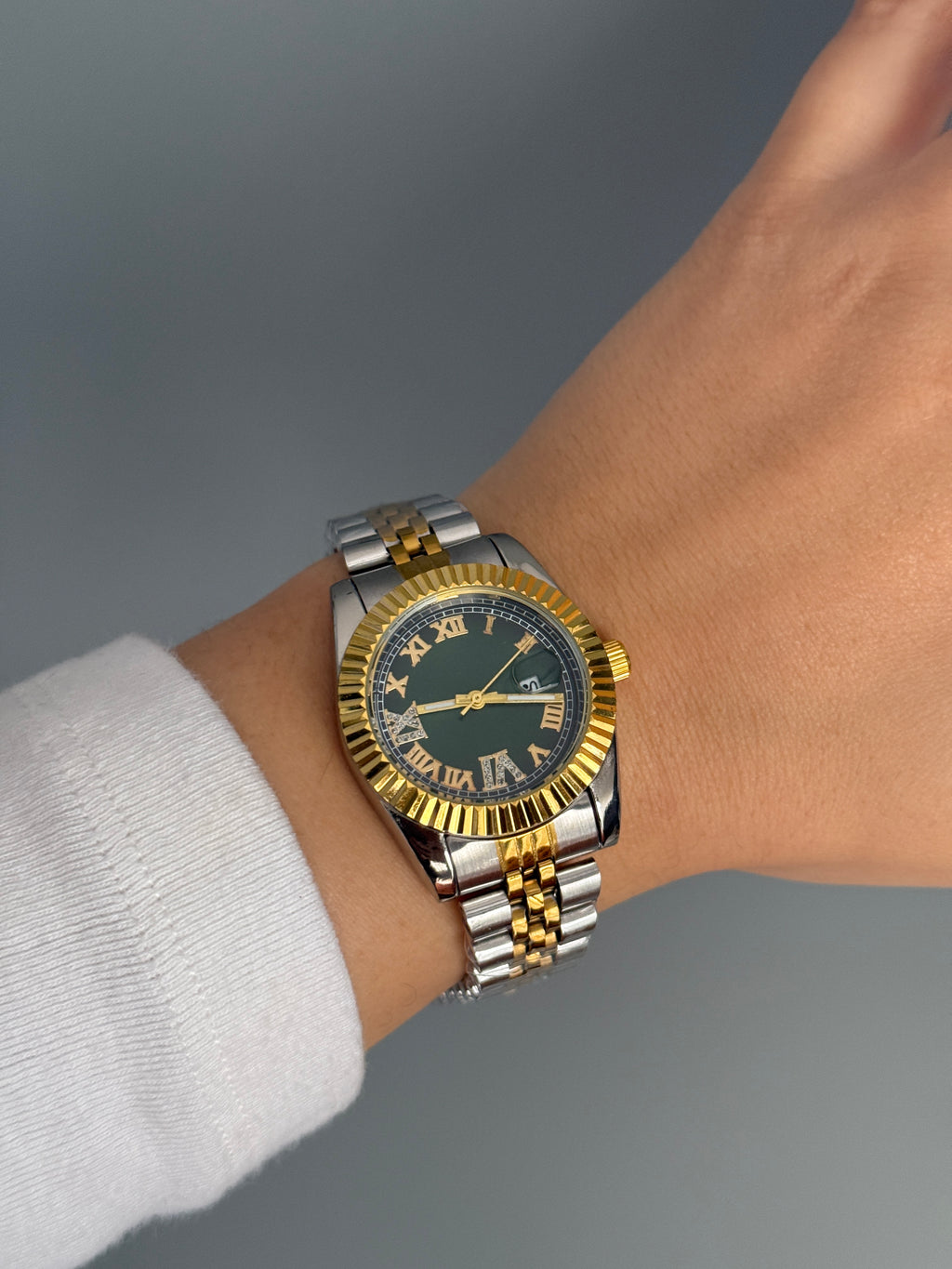 Çelik Yeşil Rolex Marka Model Saat