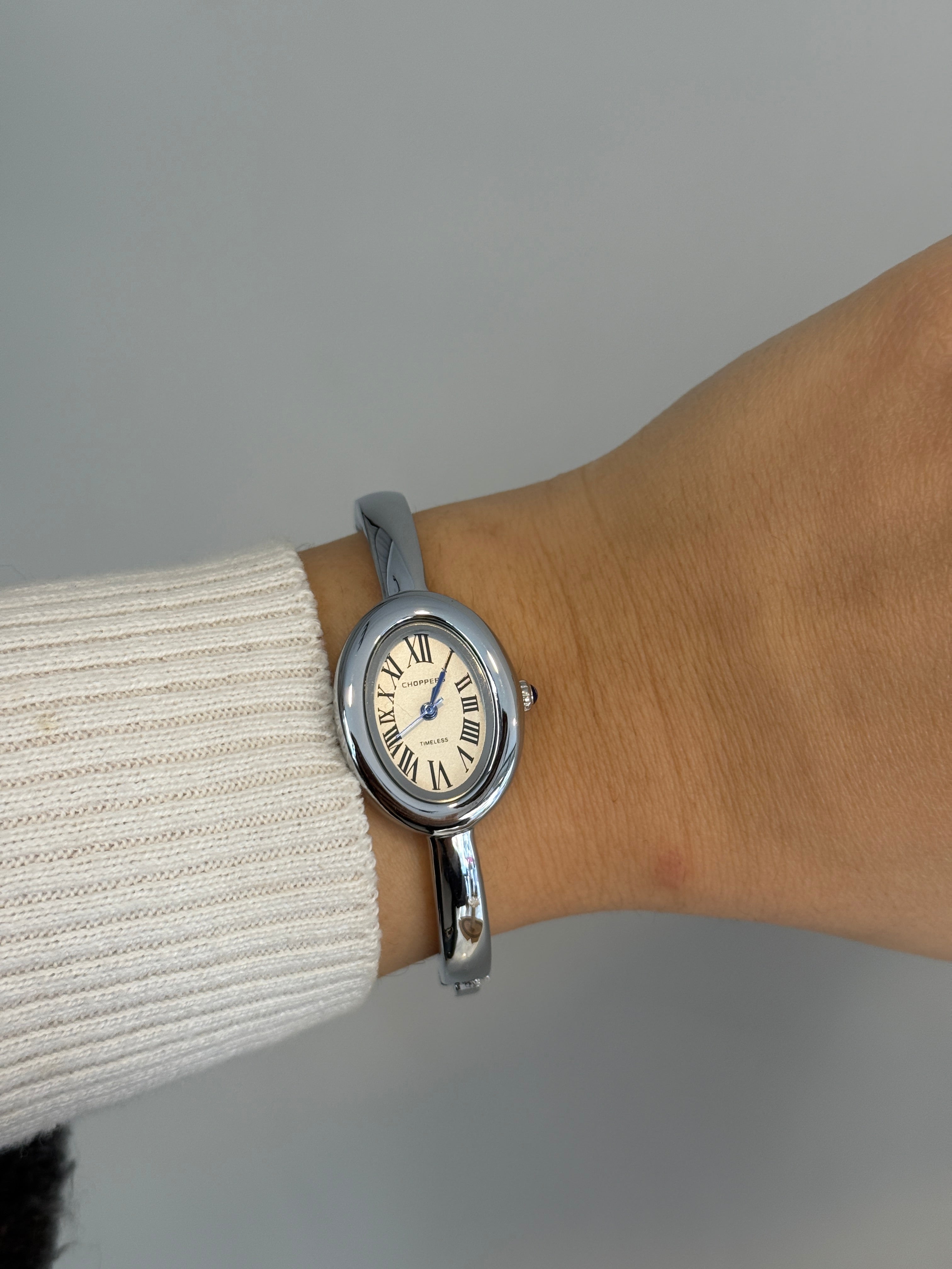 Cartier Marka Model Silver Saat