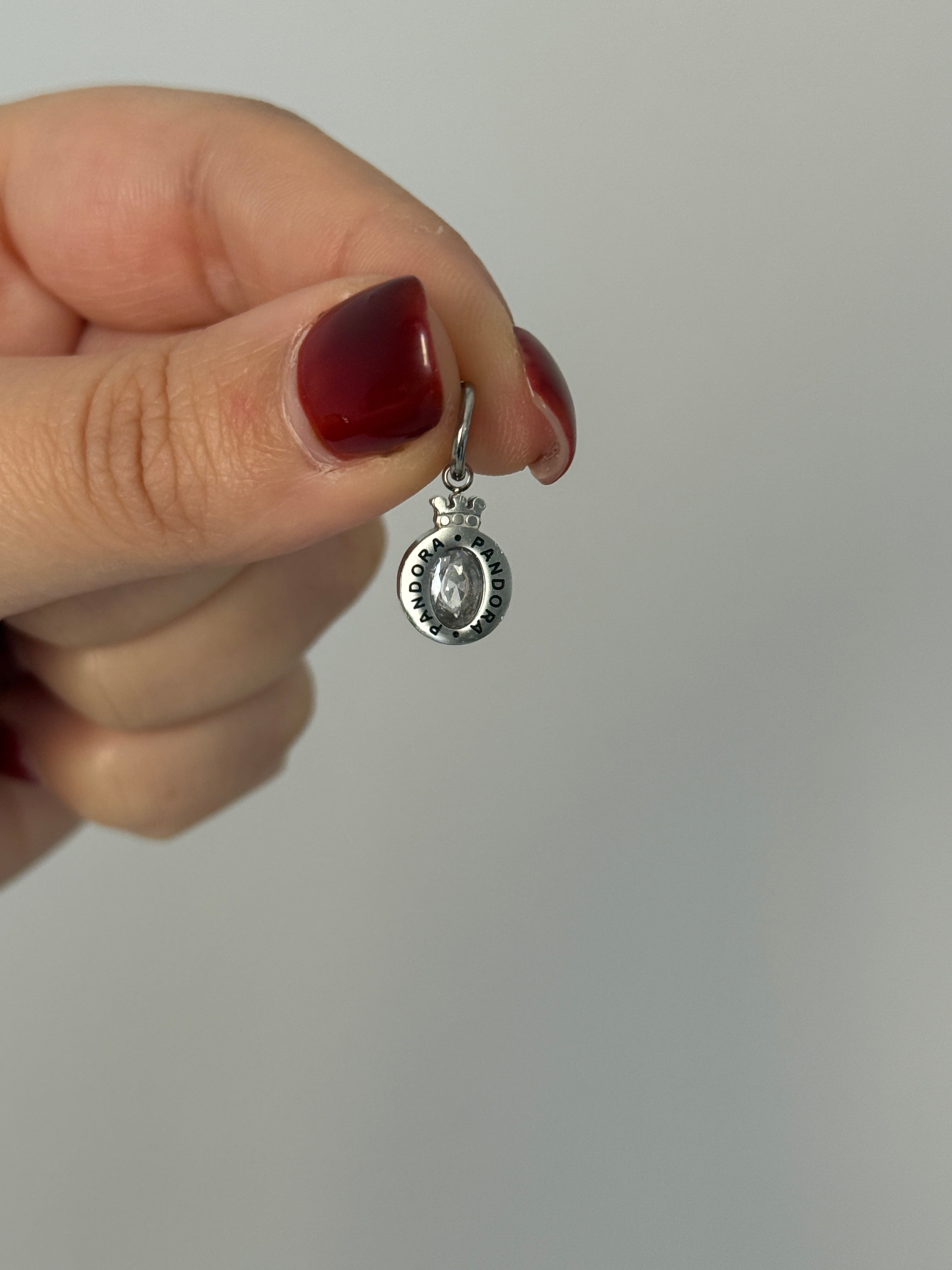 Çelik PNDR Taçlı Charm