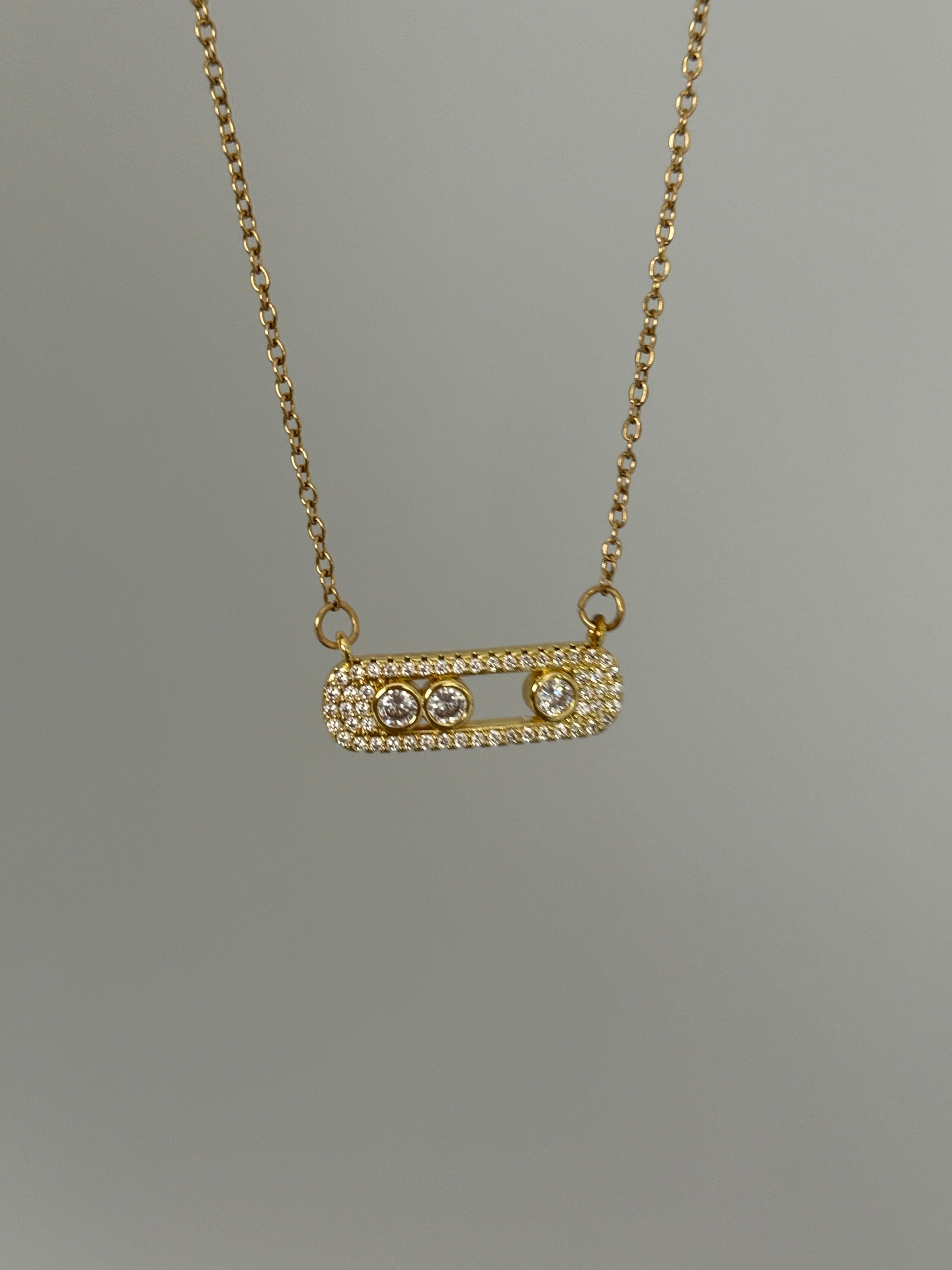 Çelik Gold Messika Kolye