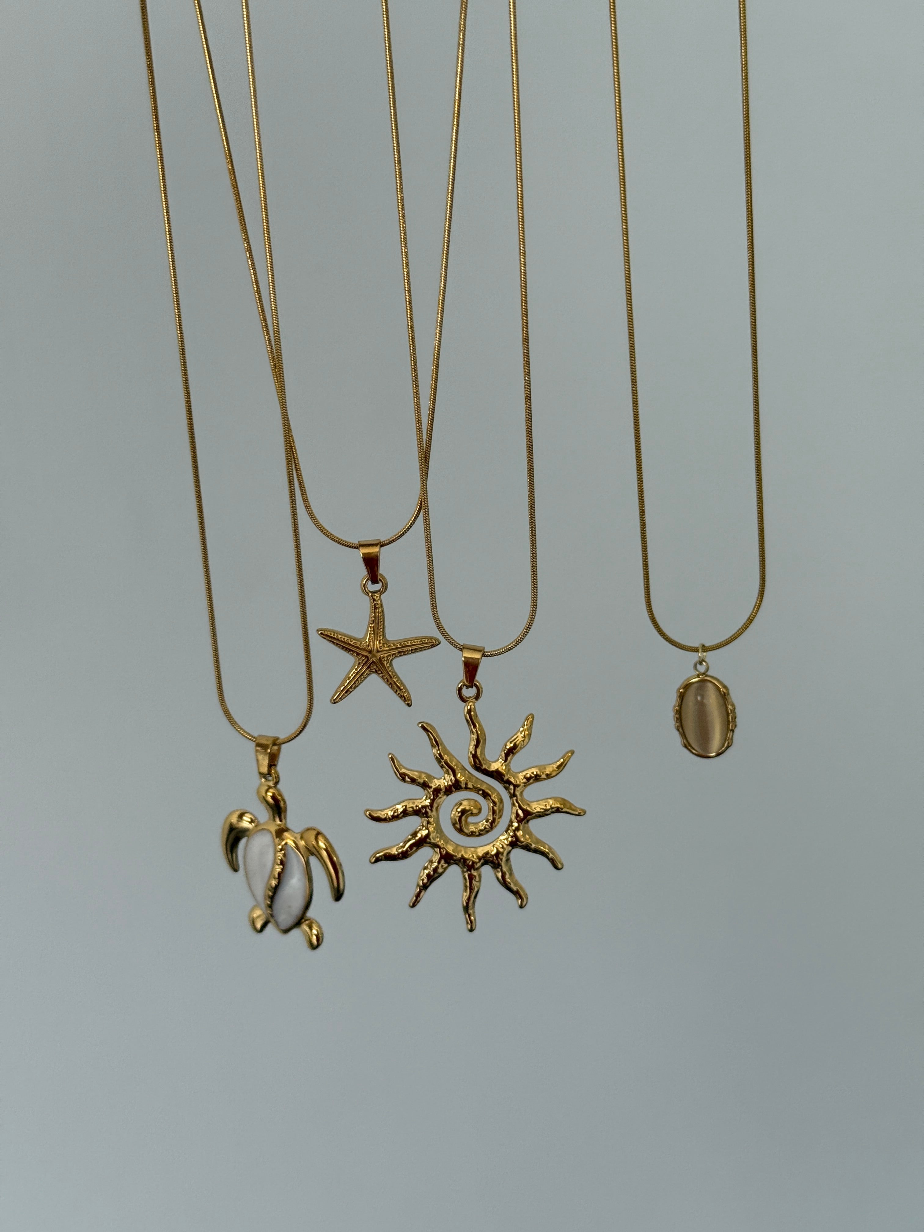 Çelik Etnik 4lü Kolye Kombini