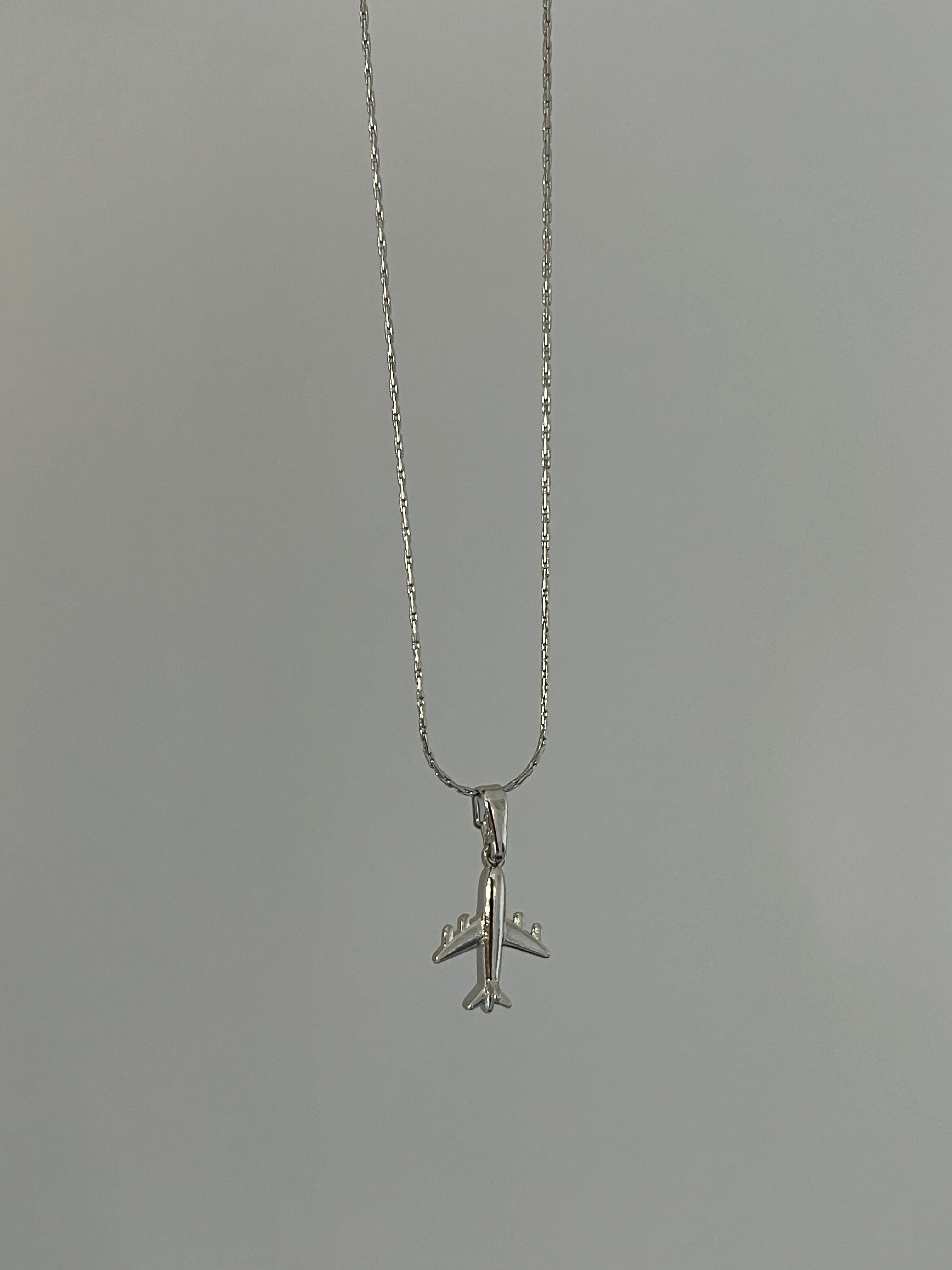 Özel Yapım Minimal Uçak Kolye