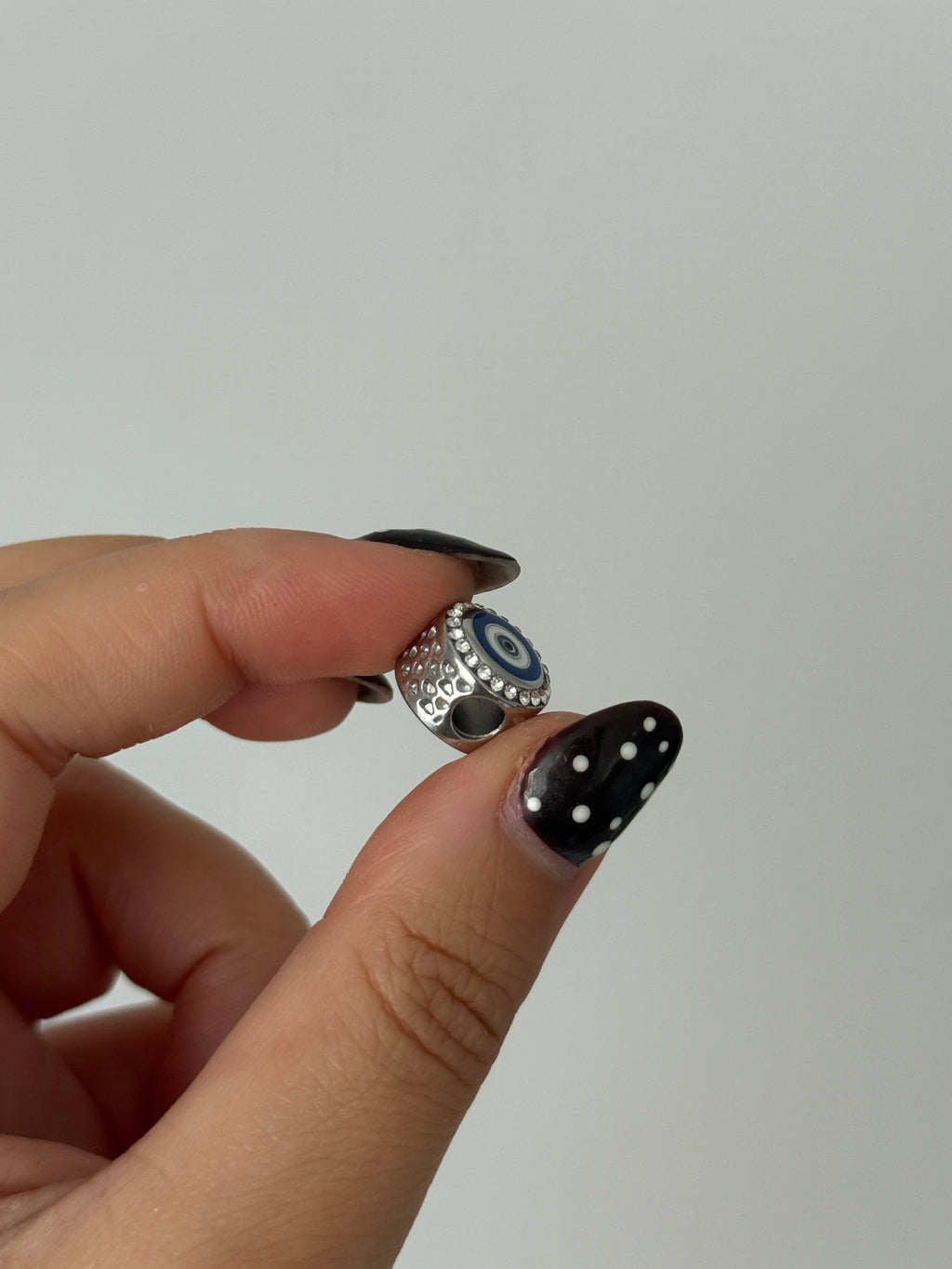 Çelik Nazar Boncugu Charm