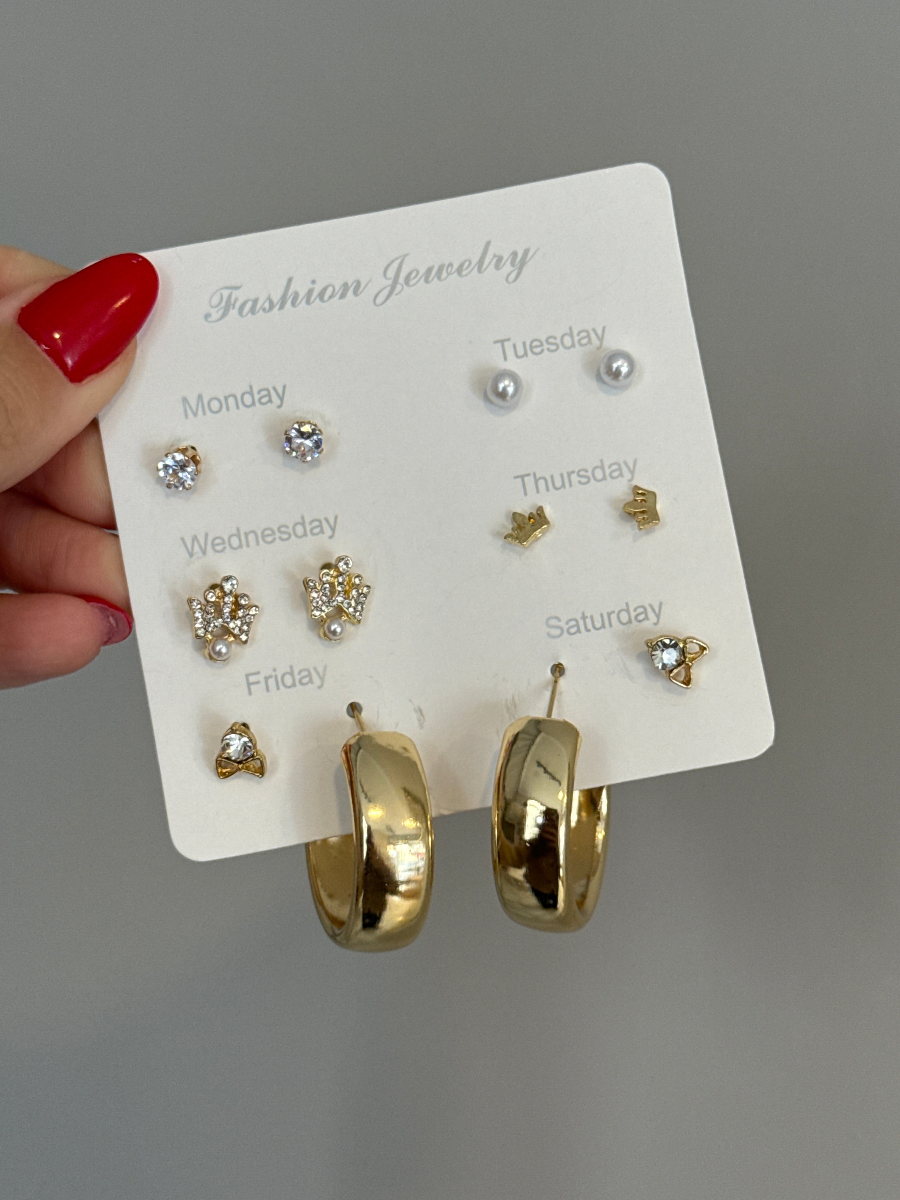 6lı Set Günlük Küpe