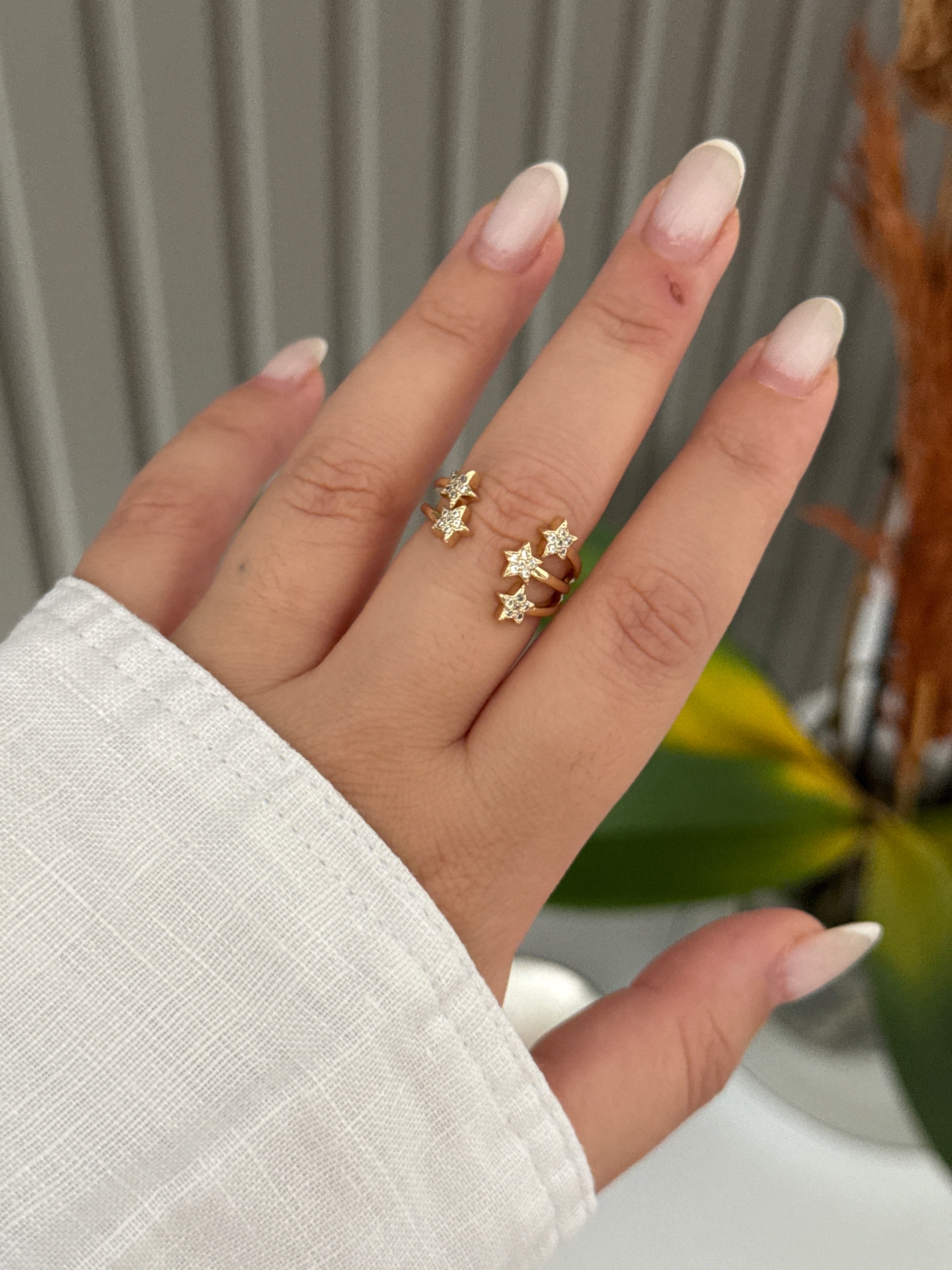 Ayarlanabilir Gökyüzü Yıldız Küpe