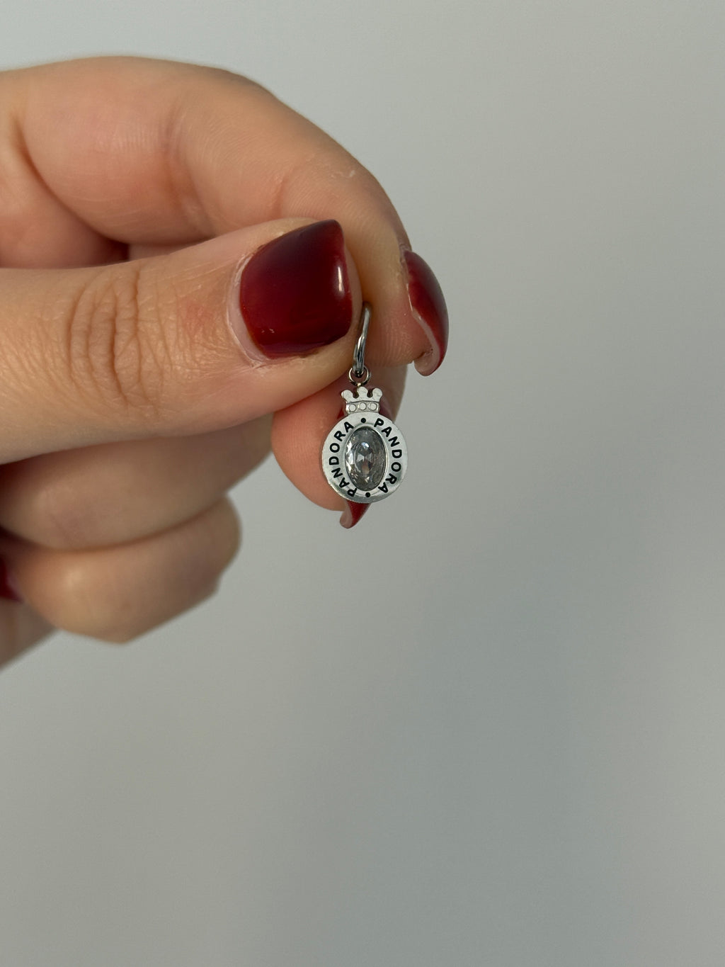 Çelik PNDR Taçlı Charm