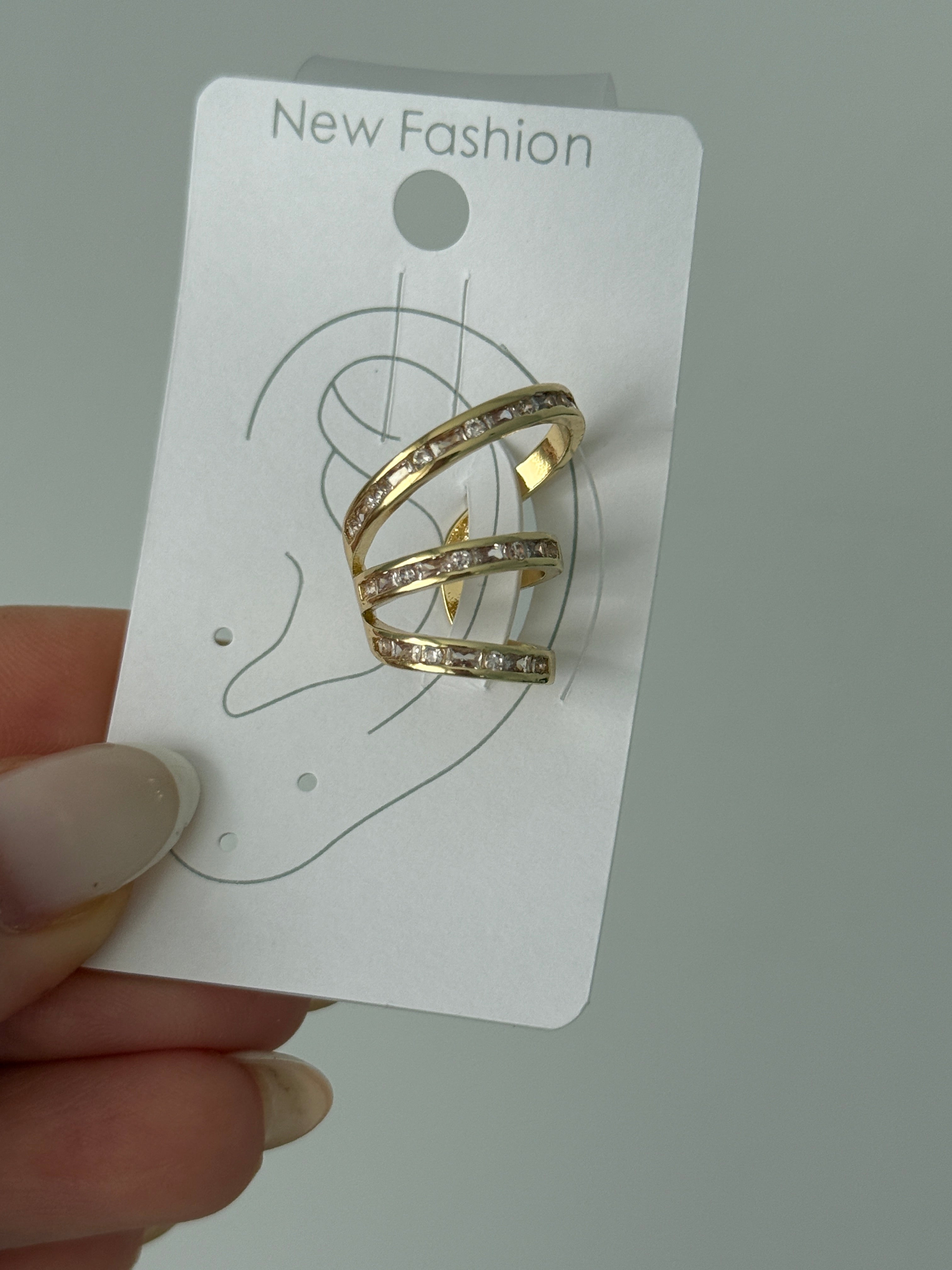 Taşlı Dönence Kıkırdak Küpe