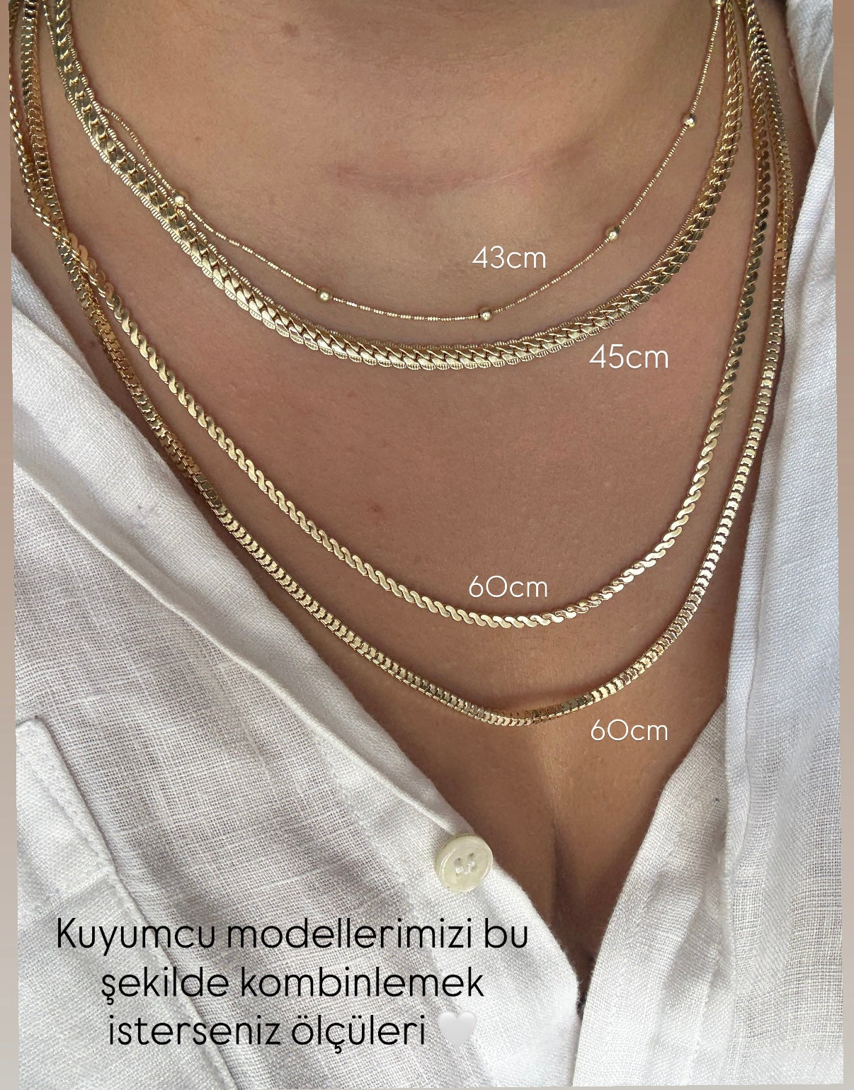 Çelik Kuyumcu Topçuk Kolye