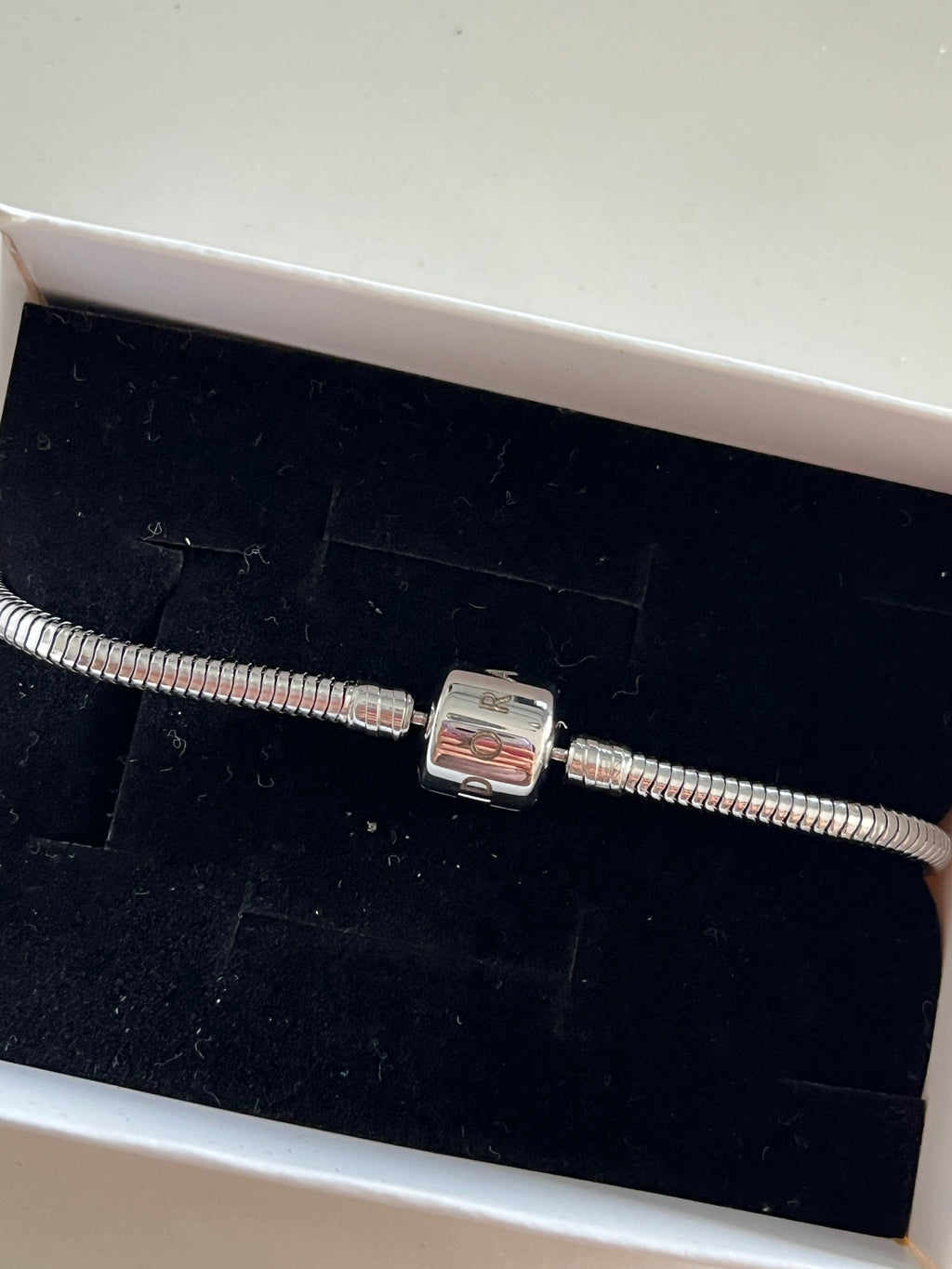 Çelik PNDR Elips Model Charm Bileklik