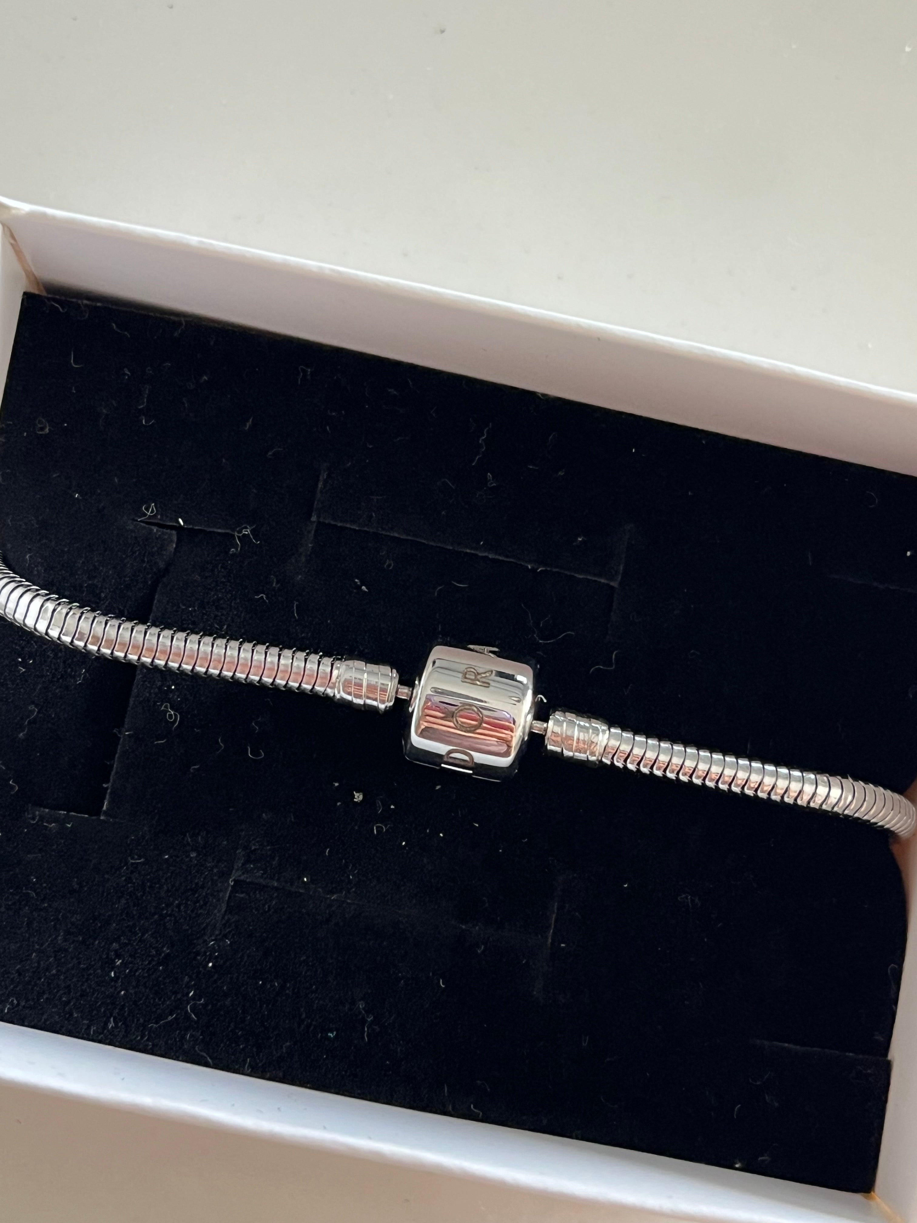 Çelik PNDR Elips Model Charm Bileklik