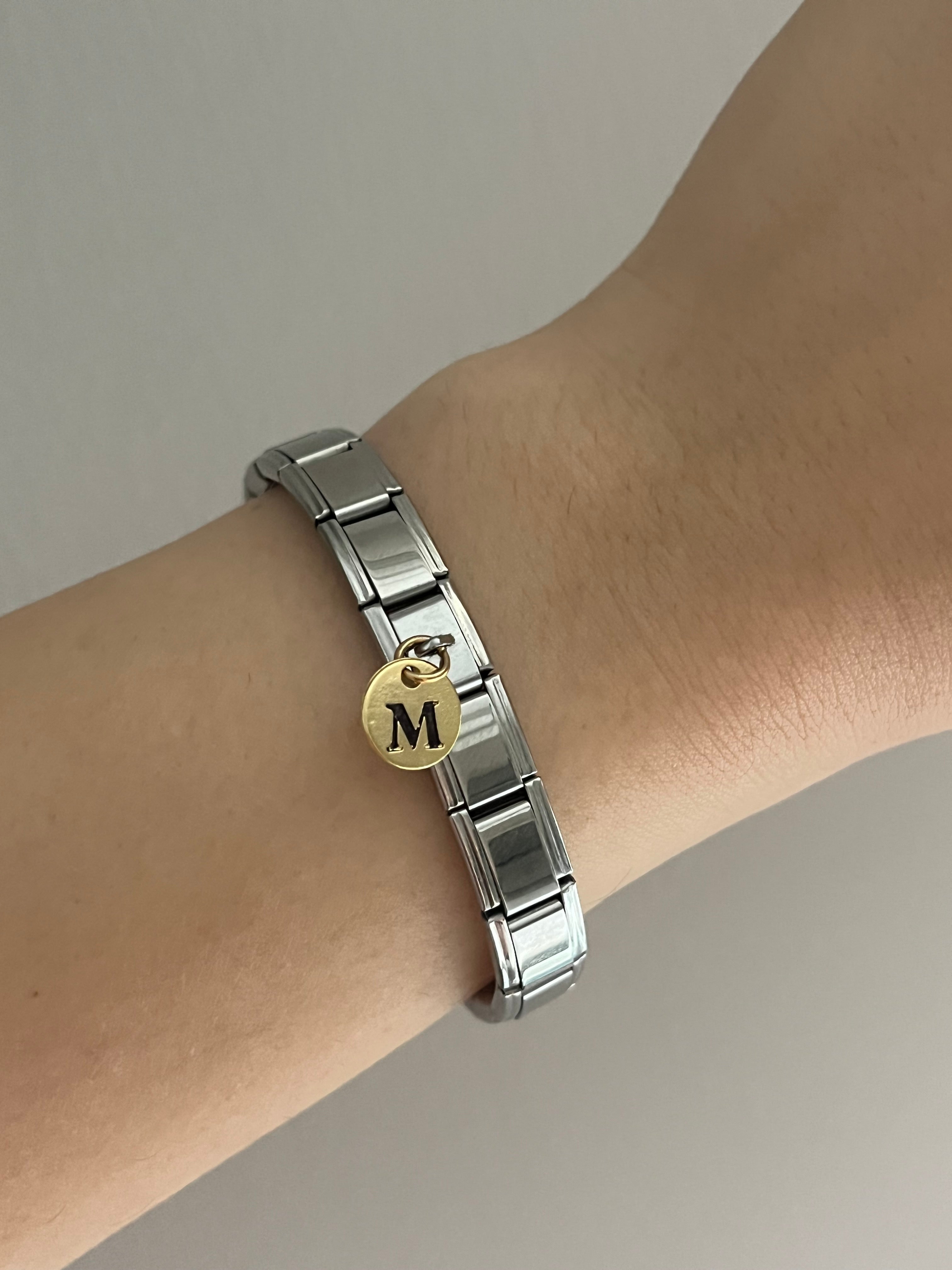 Çelik Nomination Harf Takılabilen Charm