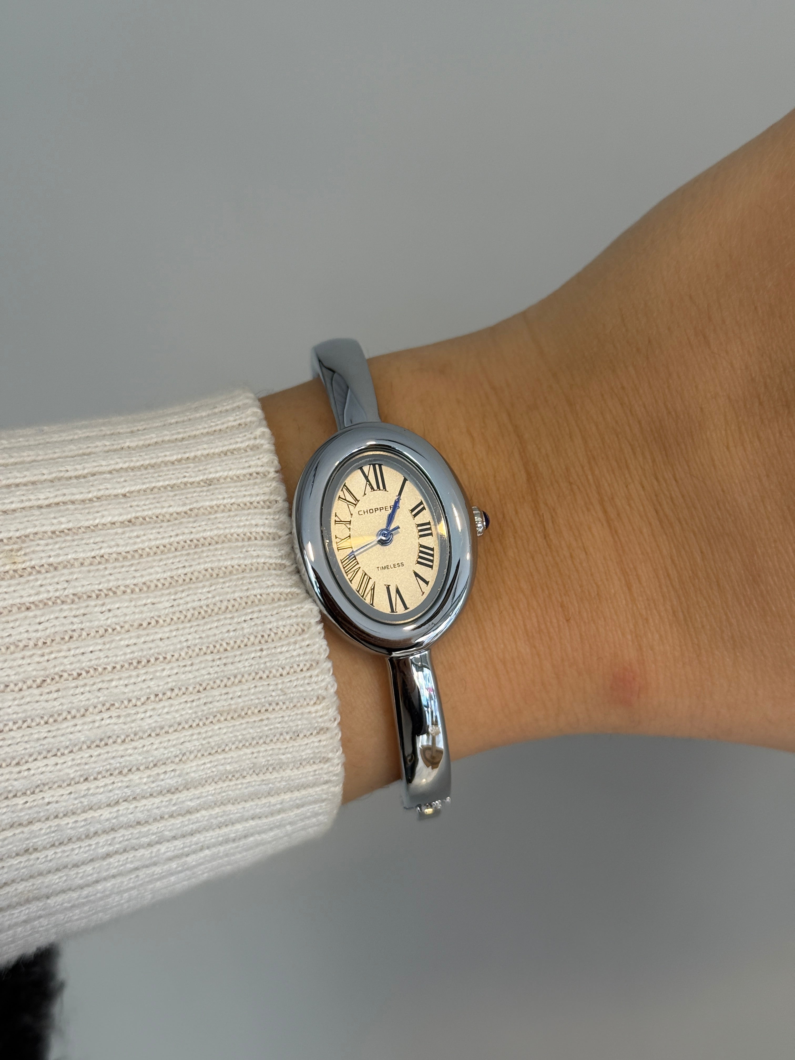 Cartier Marka Model Silver Saat