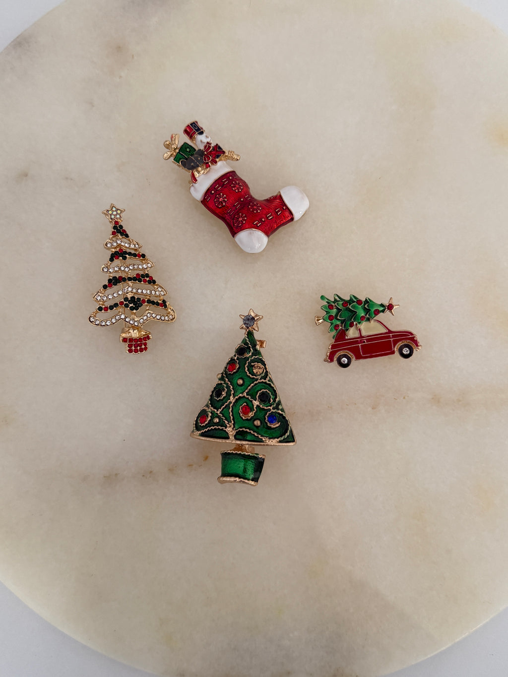 Yılbaşı Çorabı ve Kardan Adam Broş