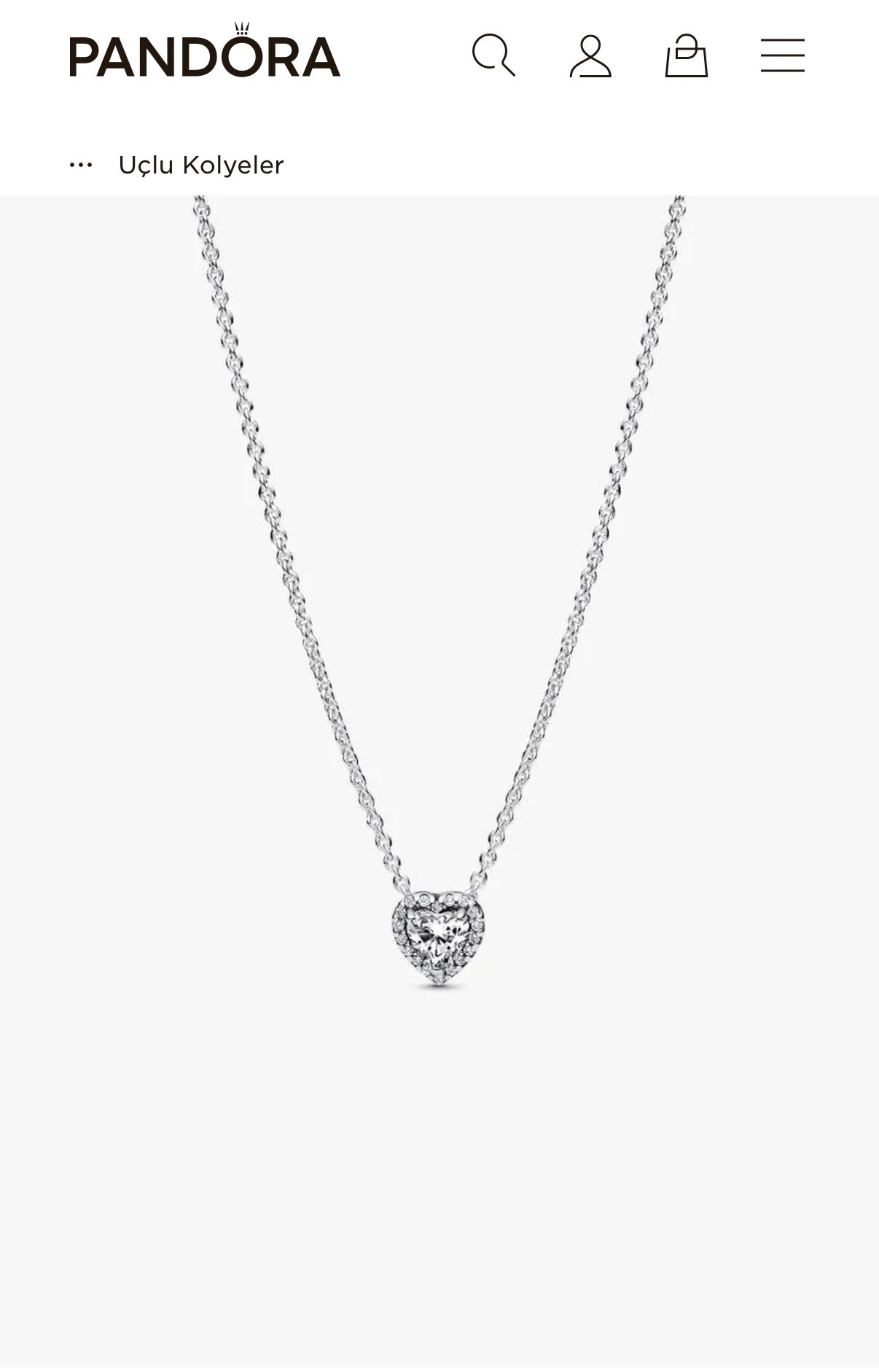 Çelik Altın Kaplama Pndr Asil Kalp Kolye