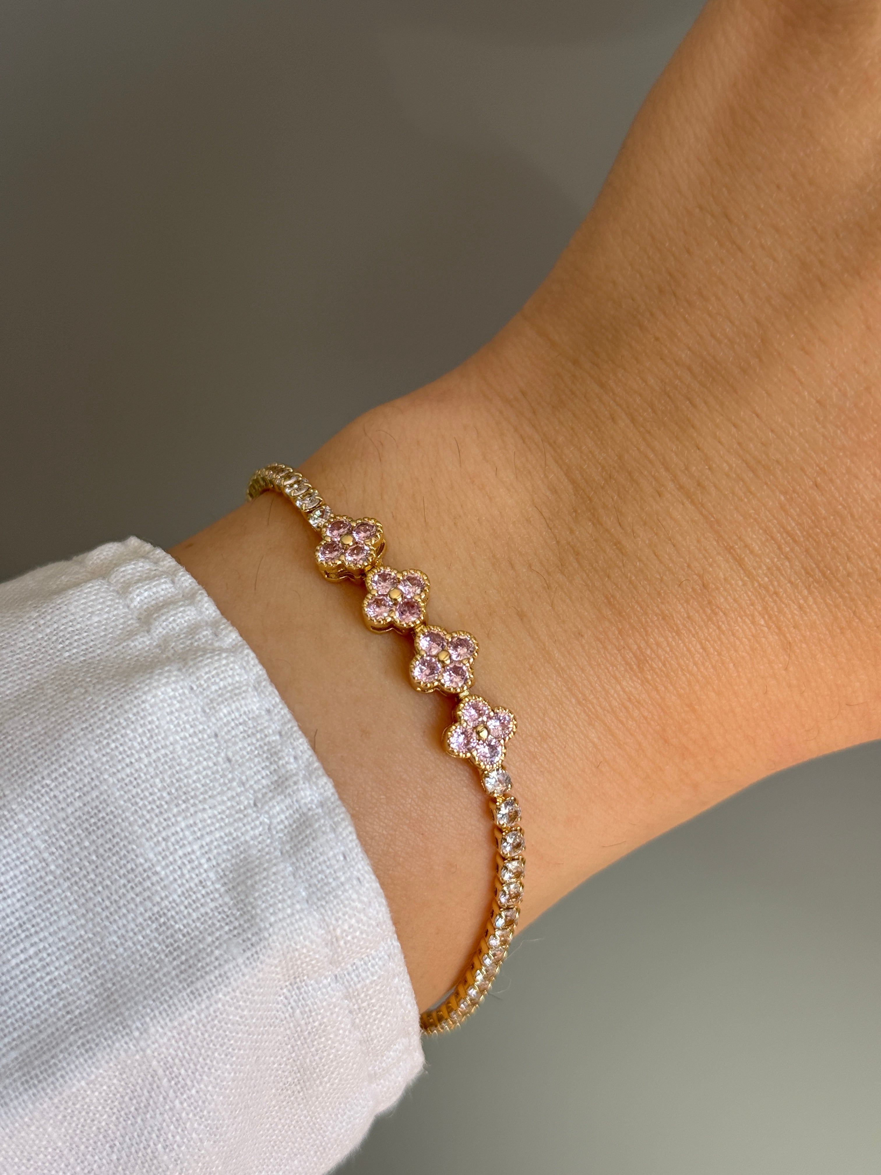 Çelik Van Cl**f Su Yolu Gold Bileklik