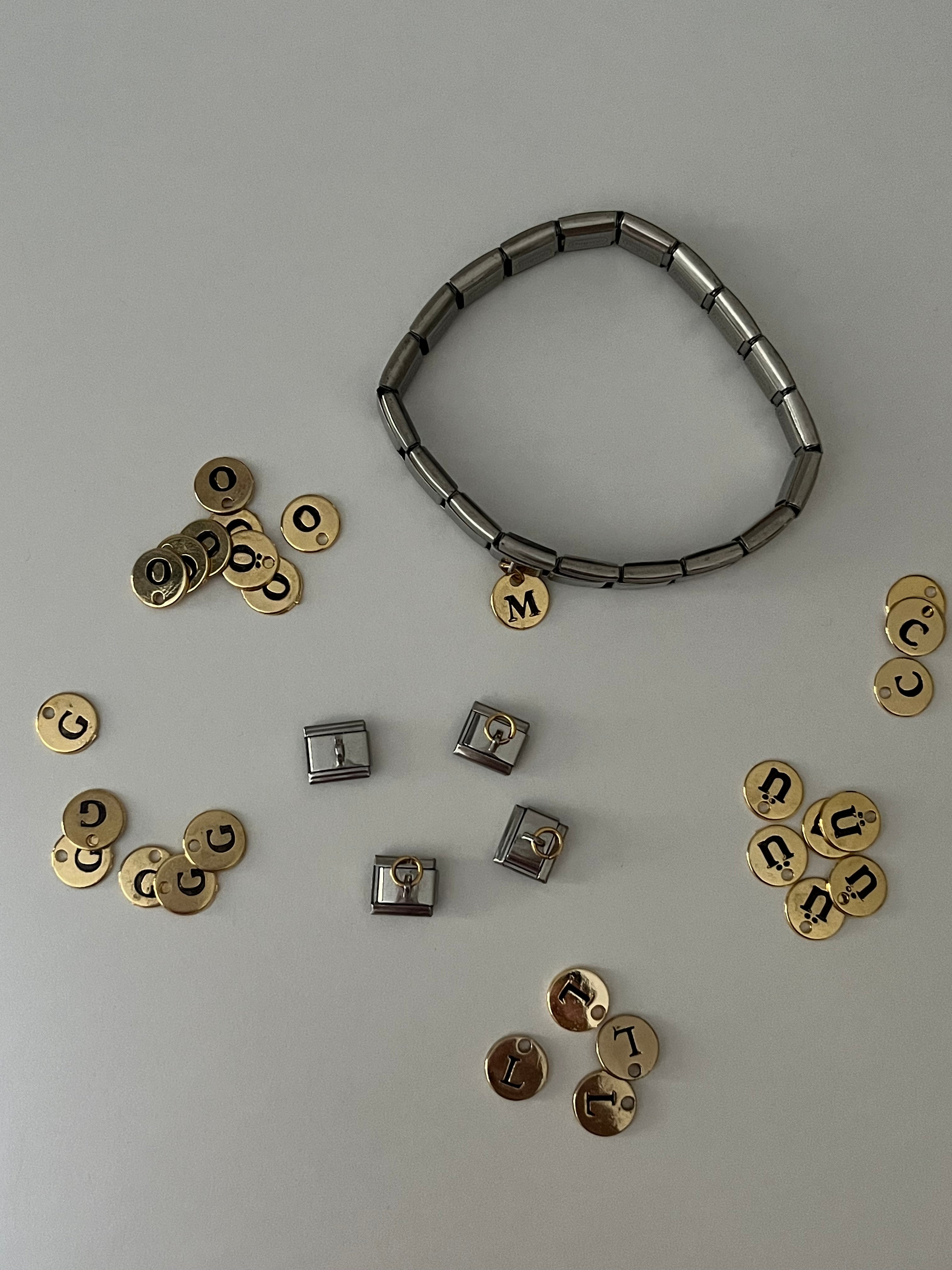 Çelik Nomination Harf Takılabilen Charm