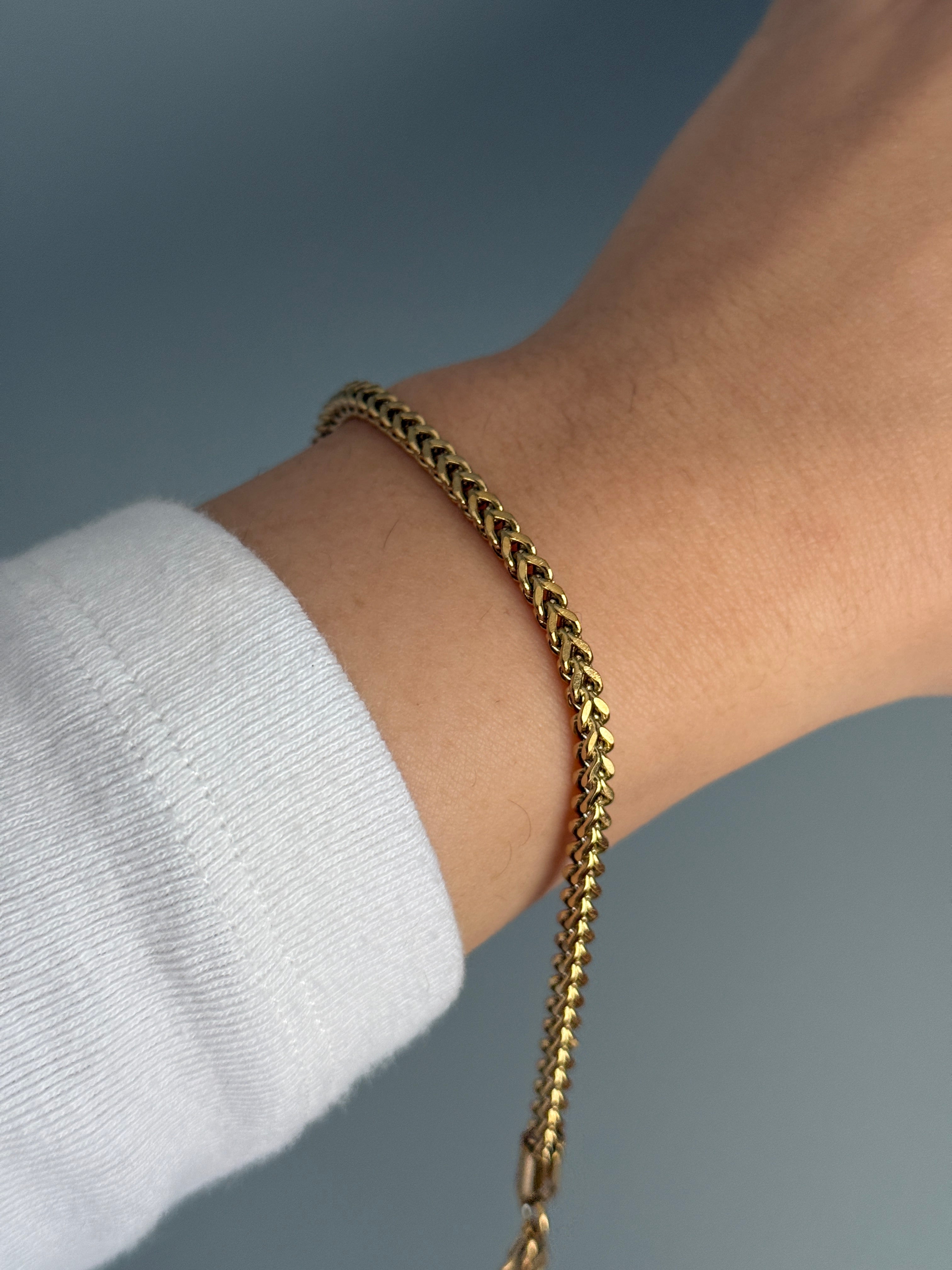 Çelik Minimal Burgu Bileklik