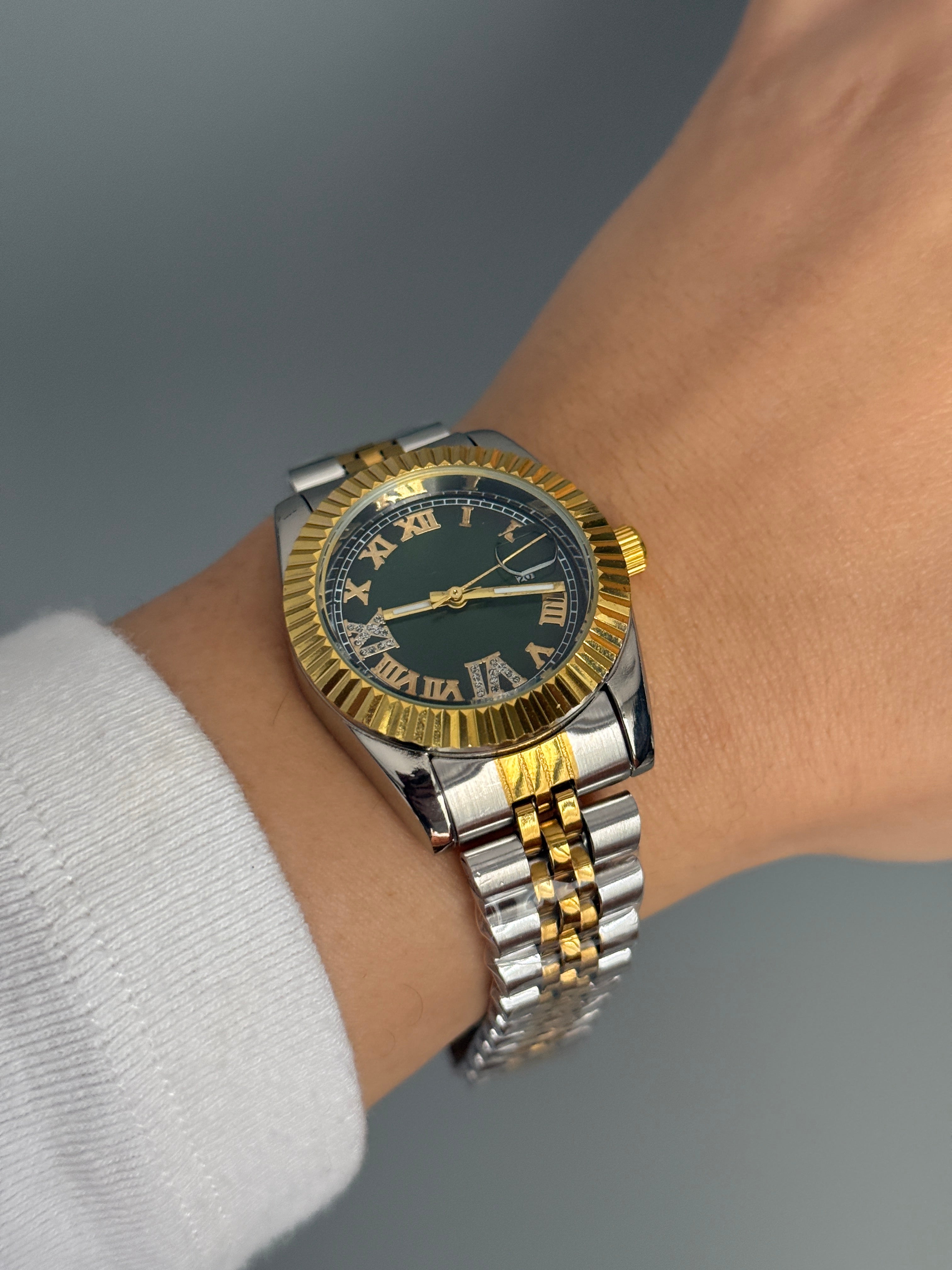 Çelik Yeşil Rolex Marka Model Saat