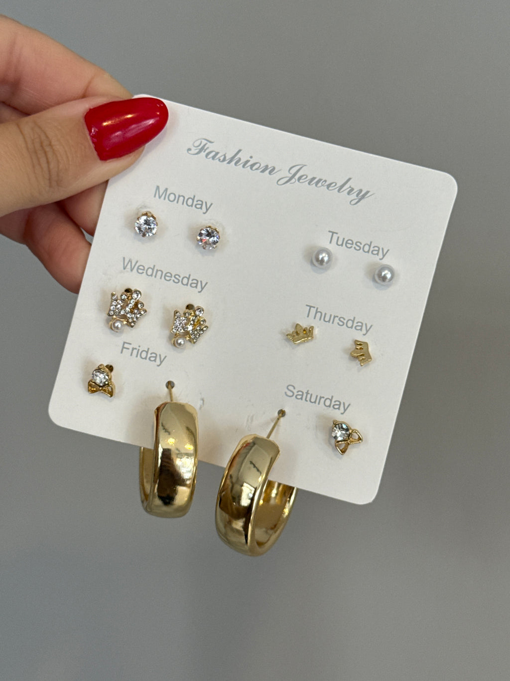 6lı Set Günlük Küpe