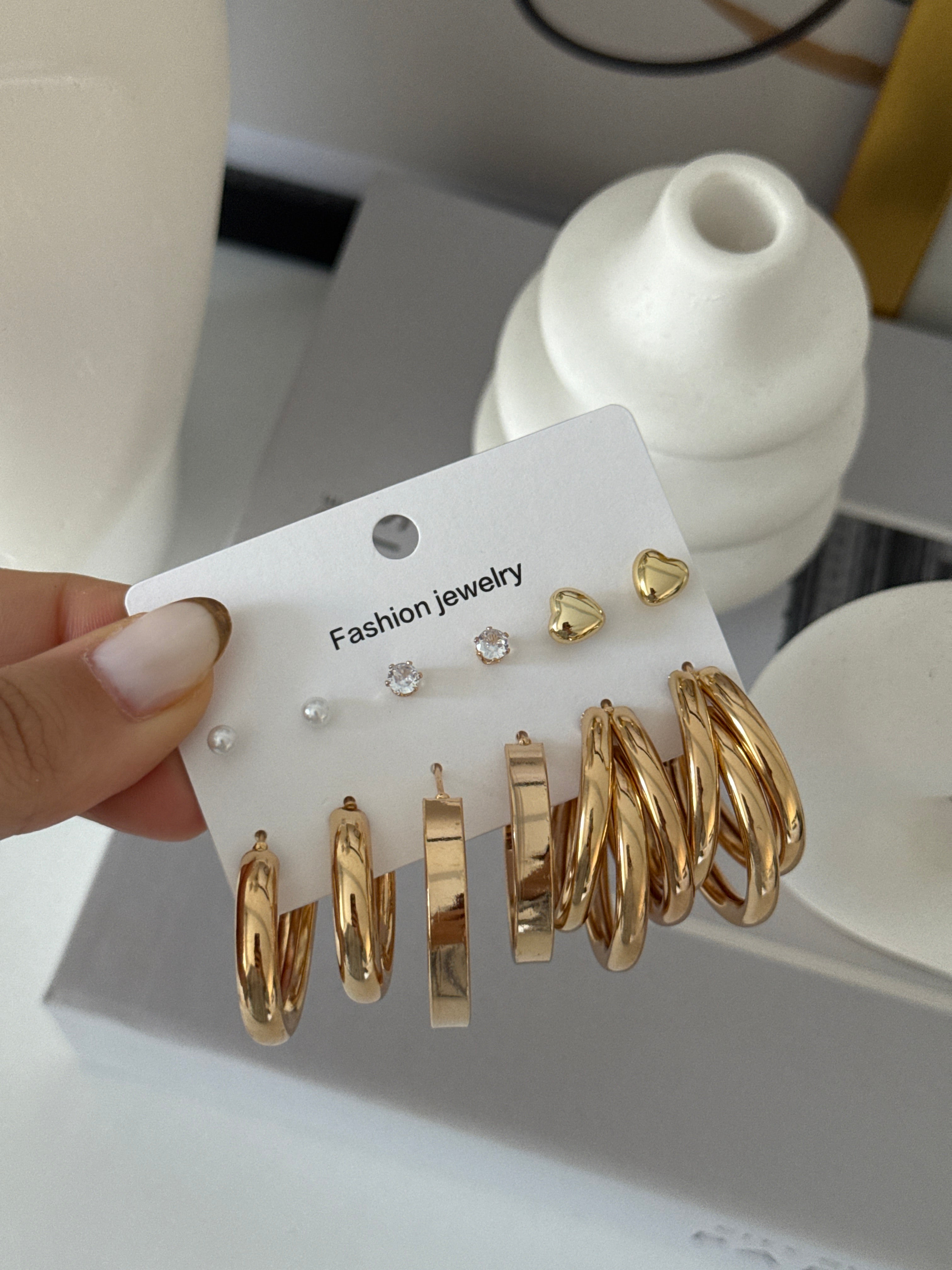 6lı Set Anatansa Küpe