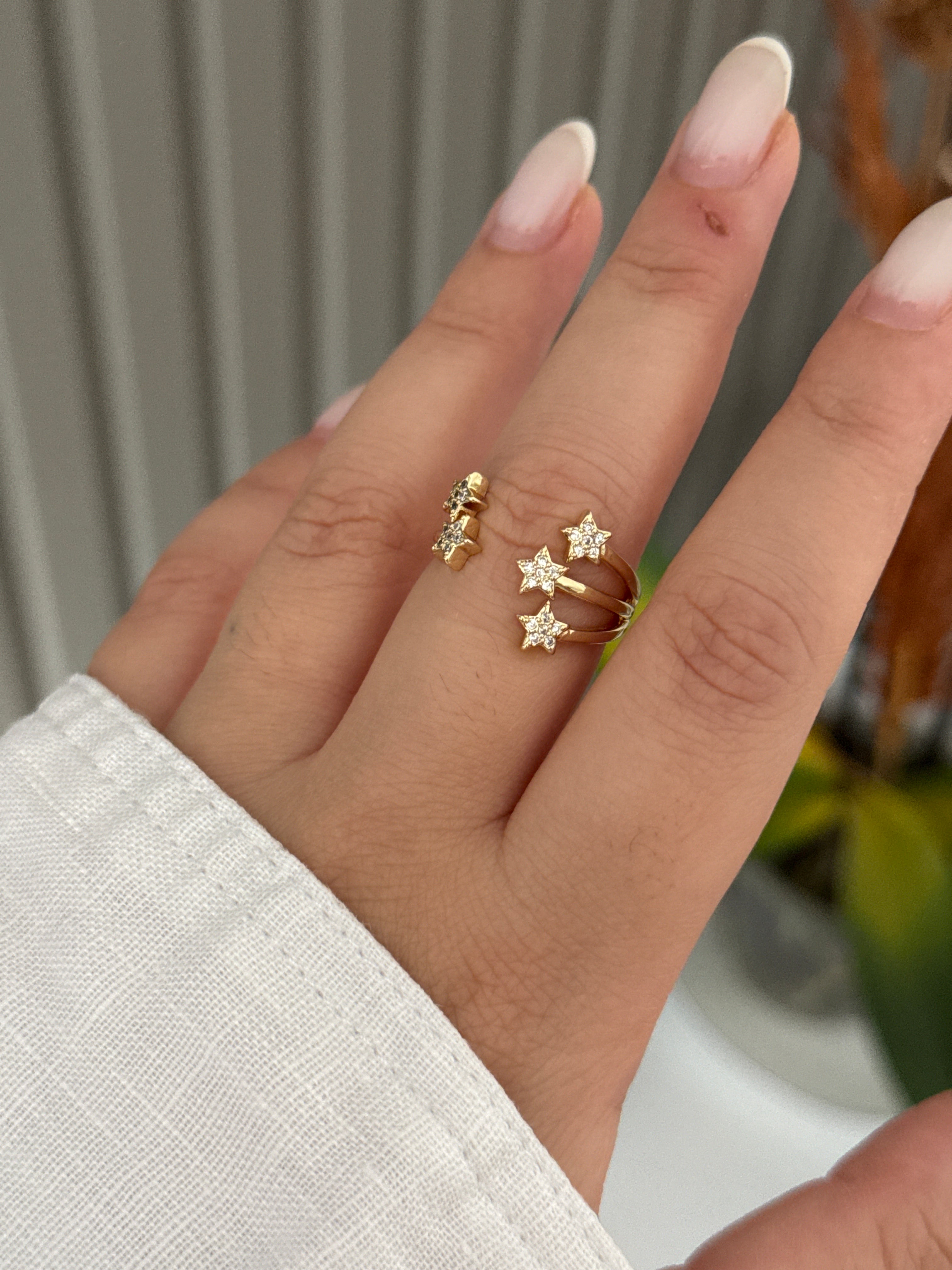 Ayarlanabilir Gökyüzü Yıldı Küpe