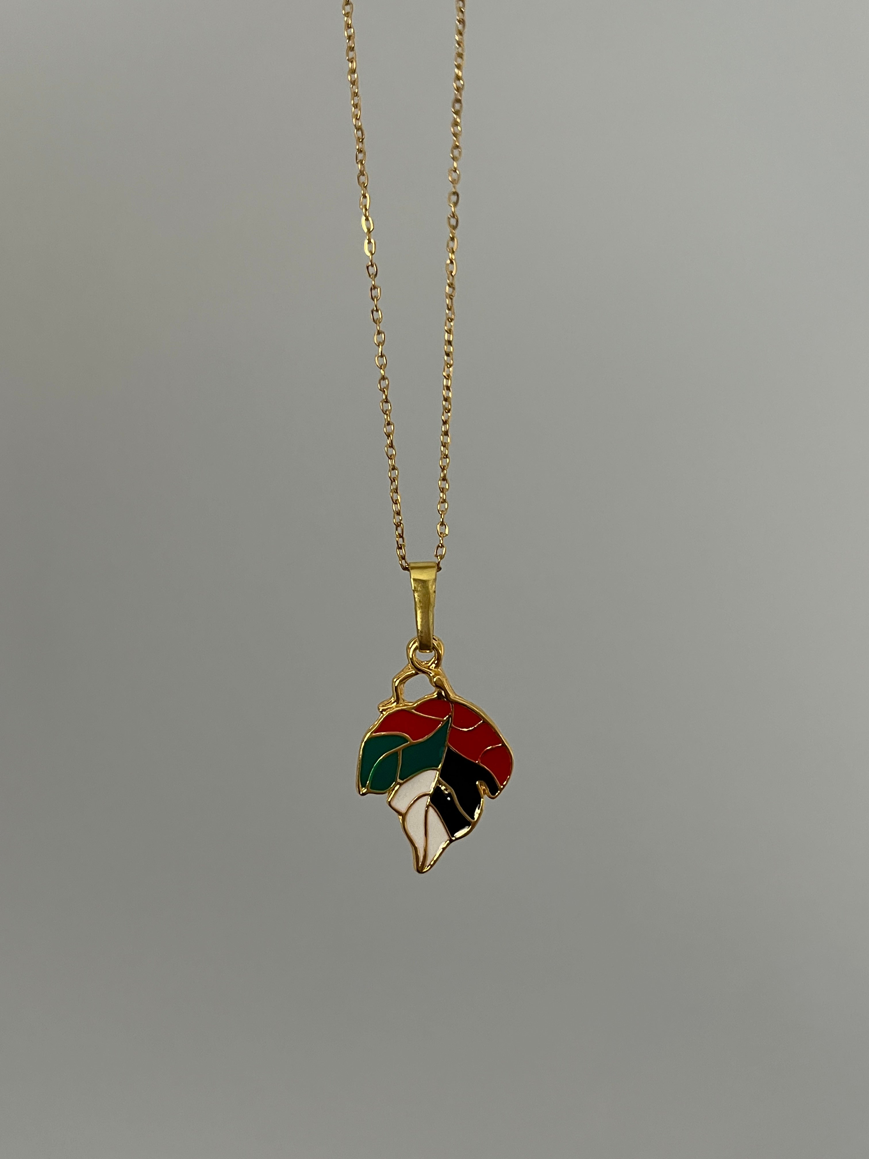 Yaprak Filistin Kolye