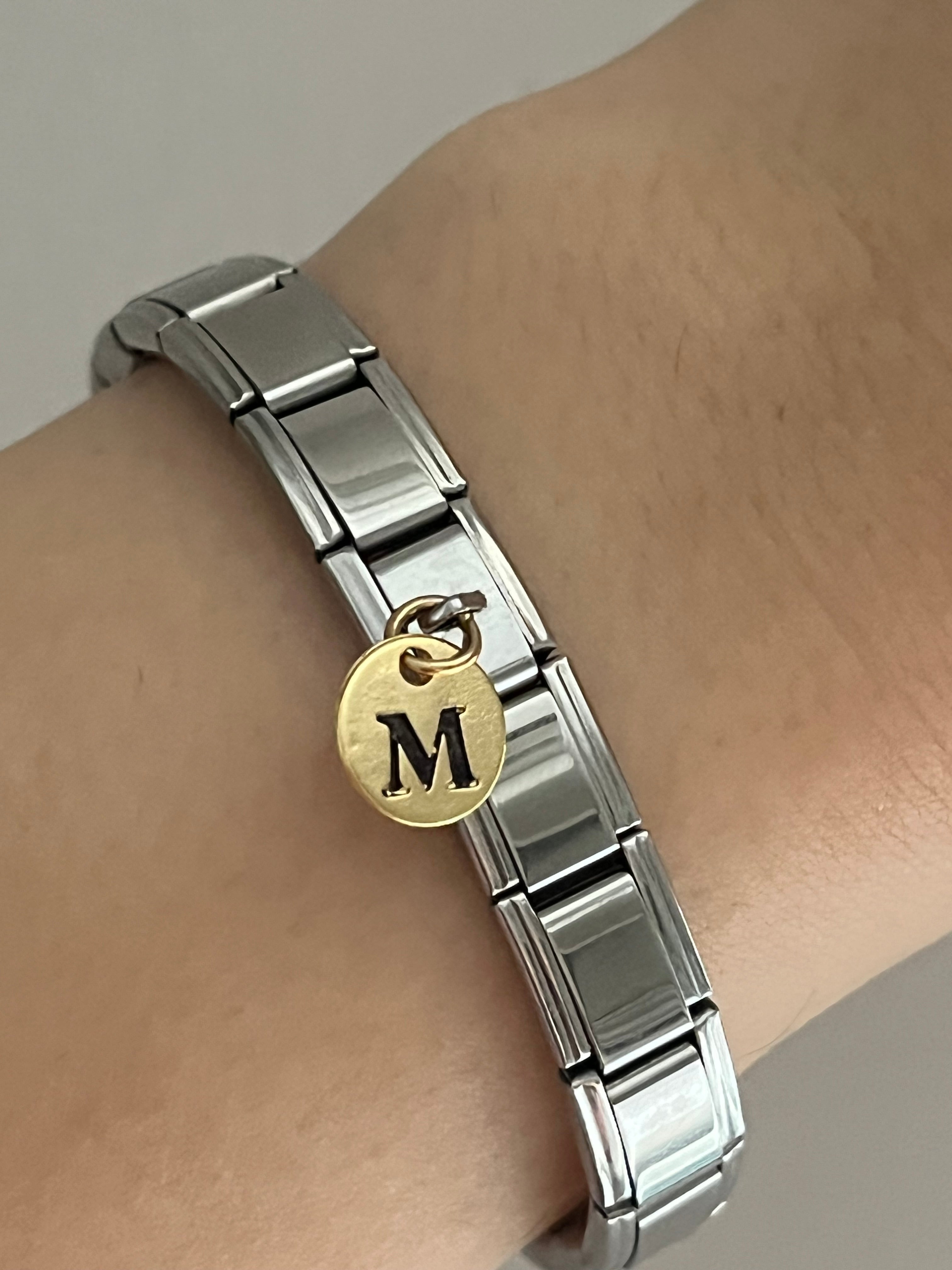 Çelik Nomination Harf Takılabilen Charm