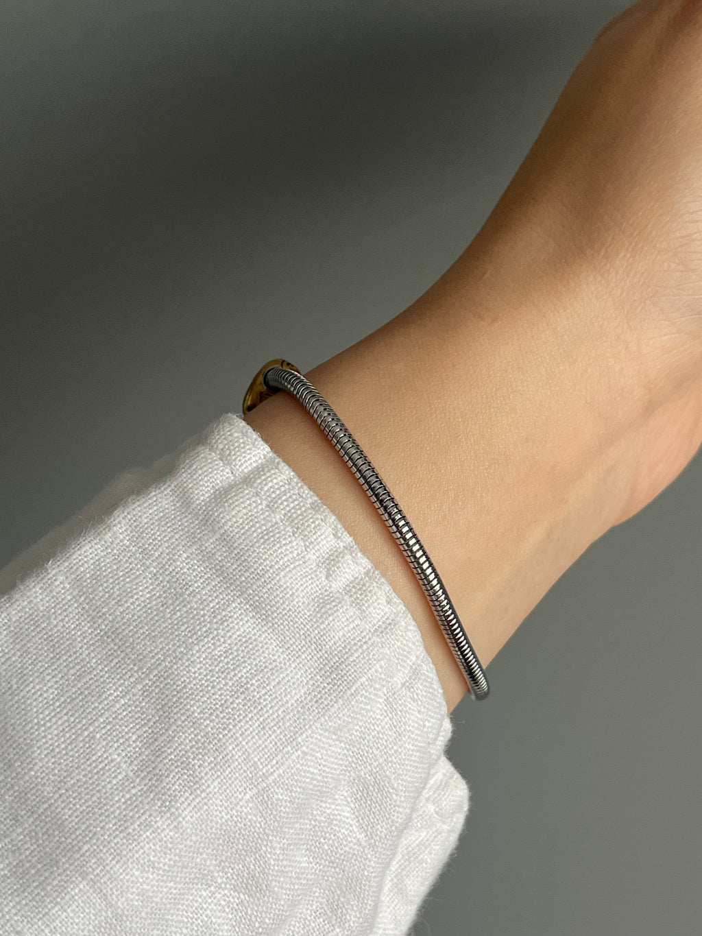 Çelik PNDR Marka Model Kalp Çift Renk Charm Bileklik