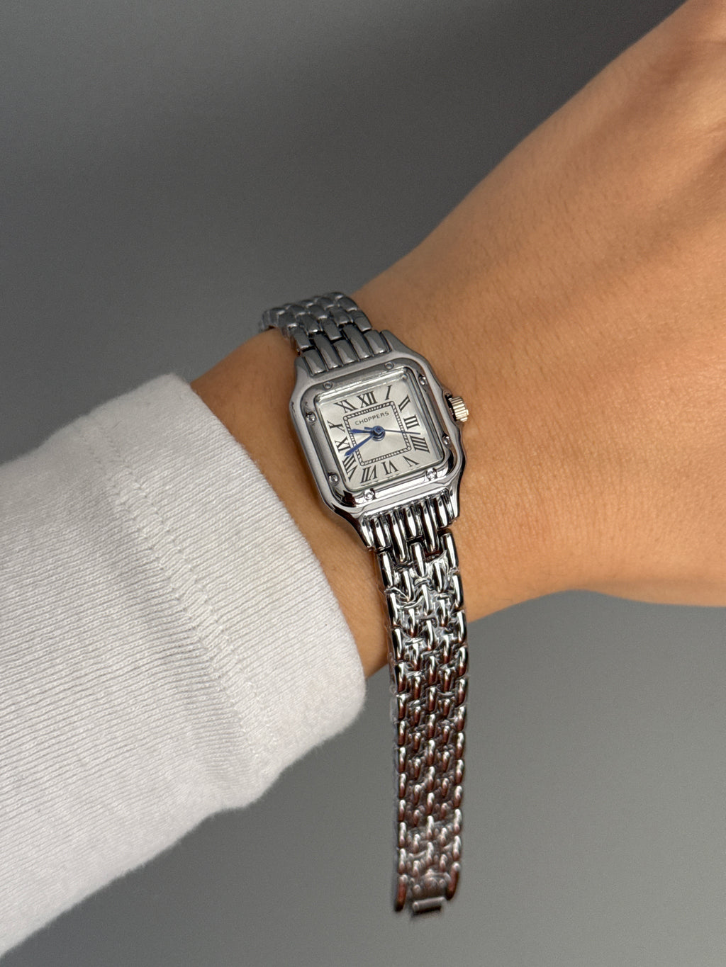 Silver Cartier Marka Model Saat