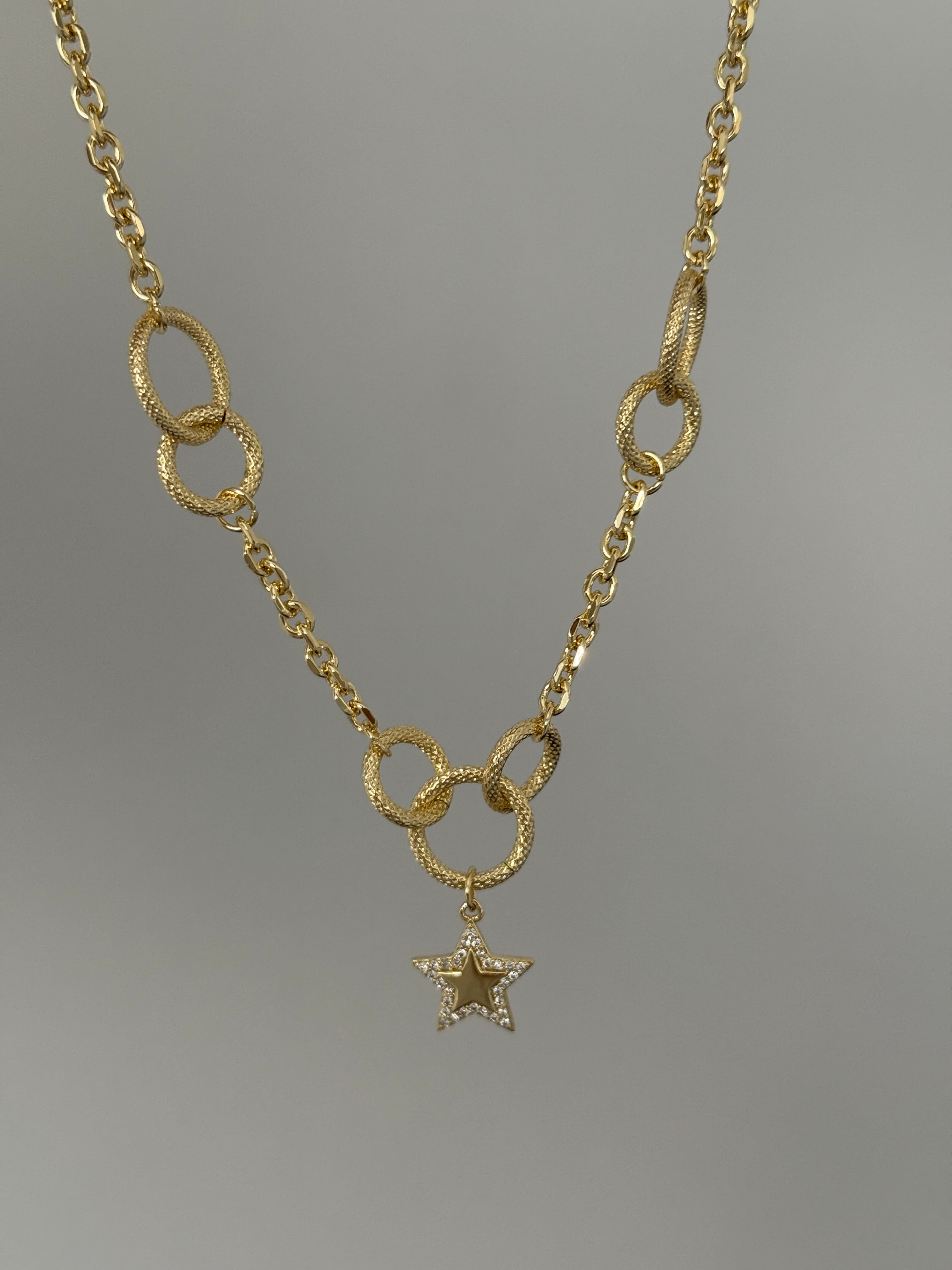 Kuyumcu Model Yıldız Halka Kolye