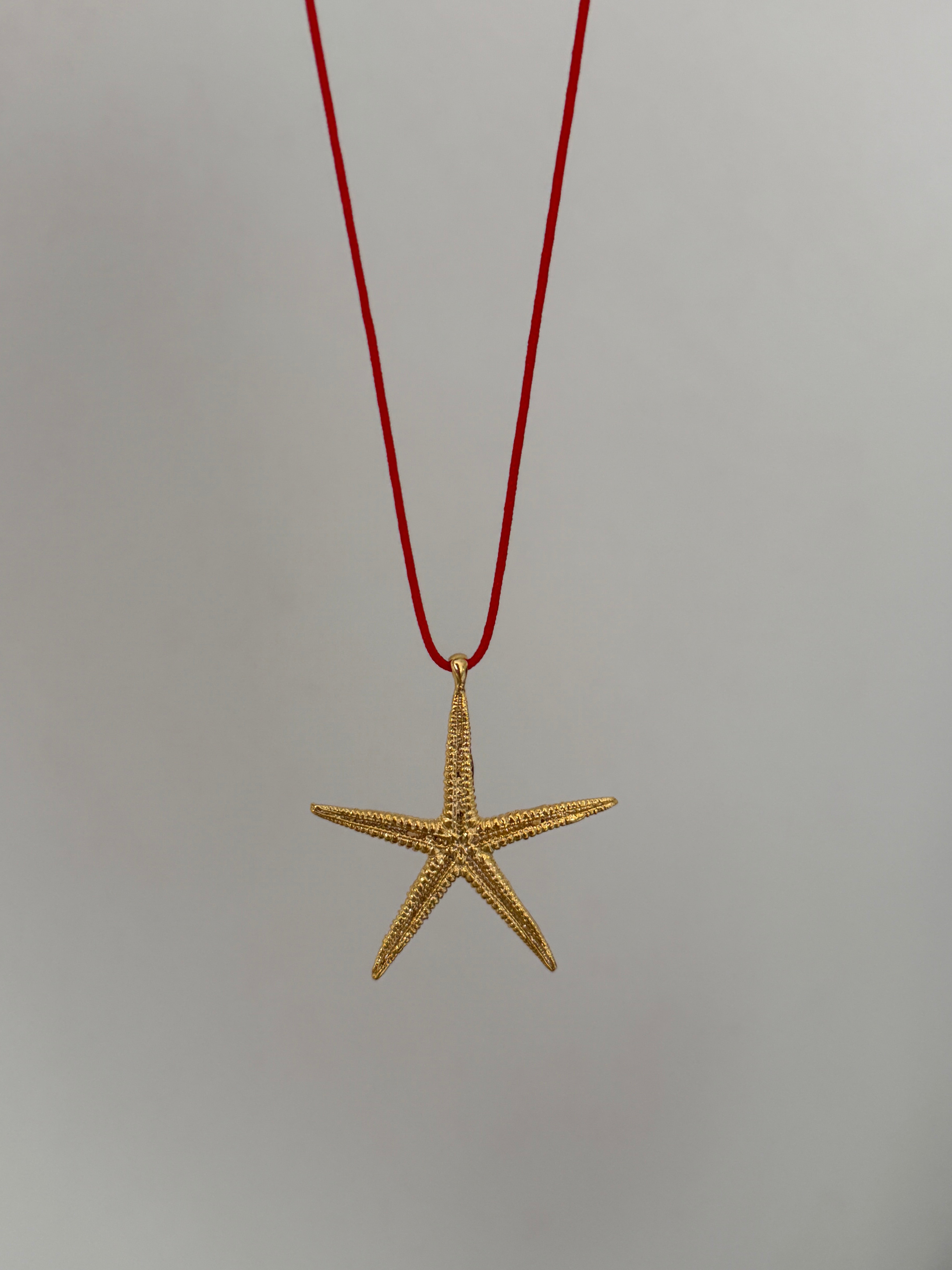 Deniz Yıldızı Kolye Şans İpli