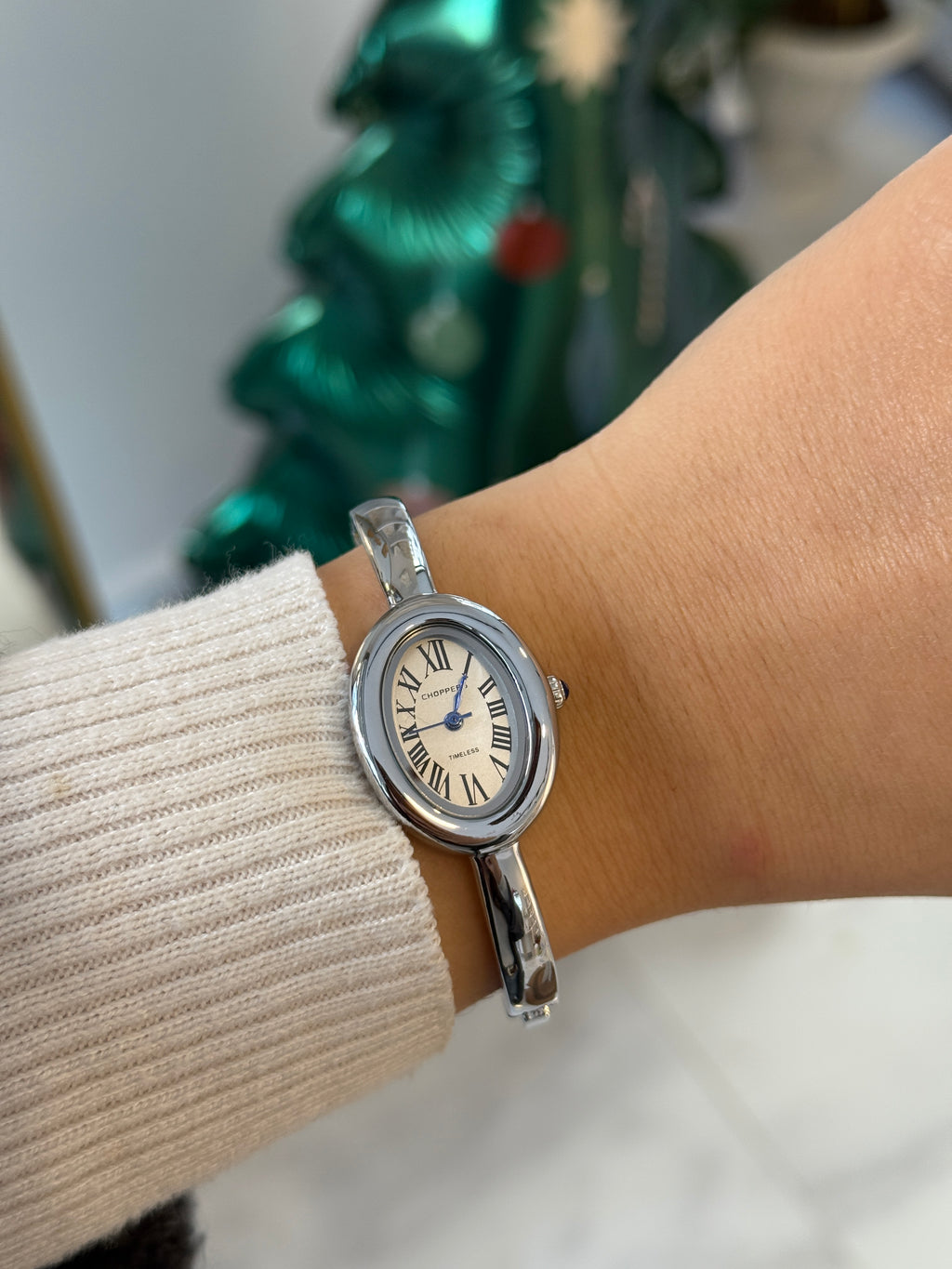 Cartier Marka Model Silver Saat