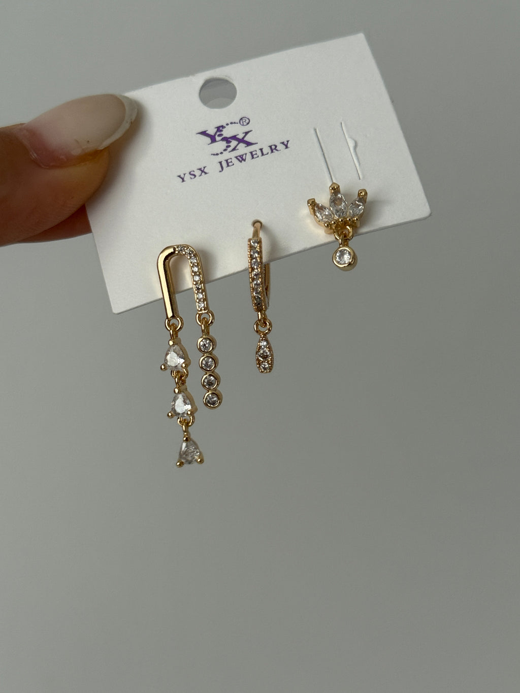 3lü Santral Küpe Seti