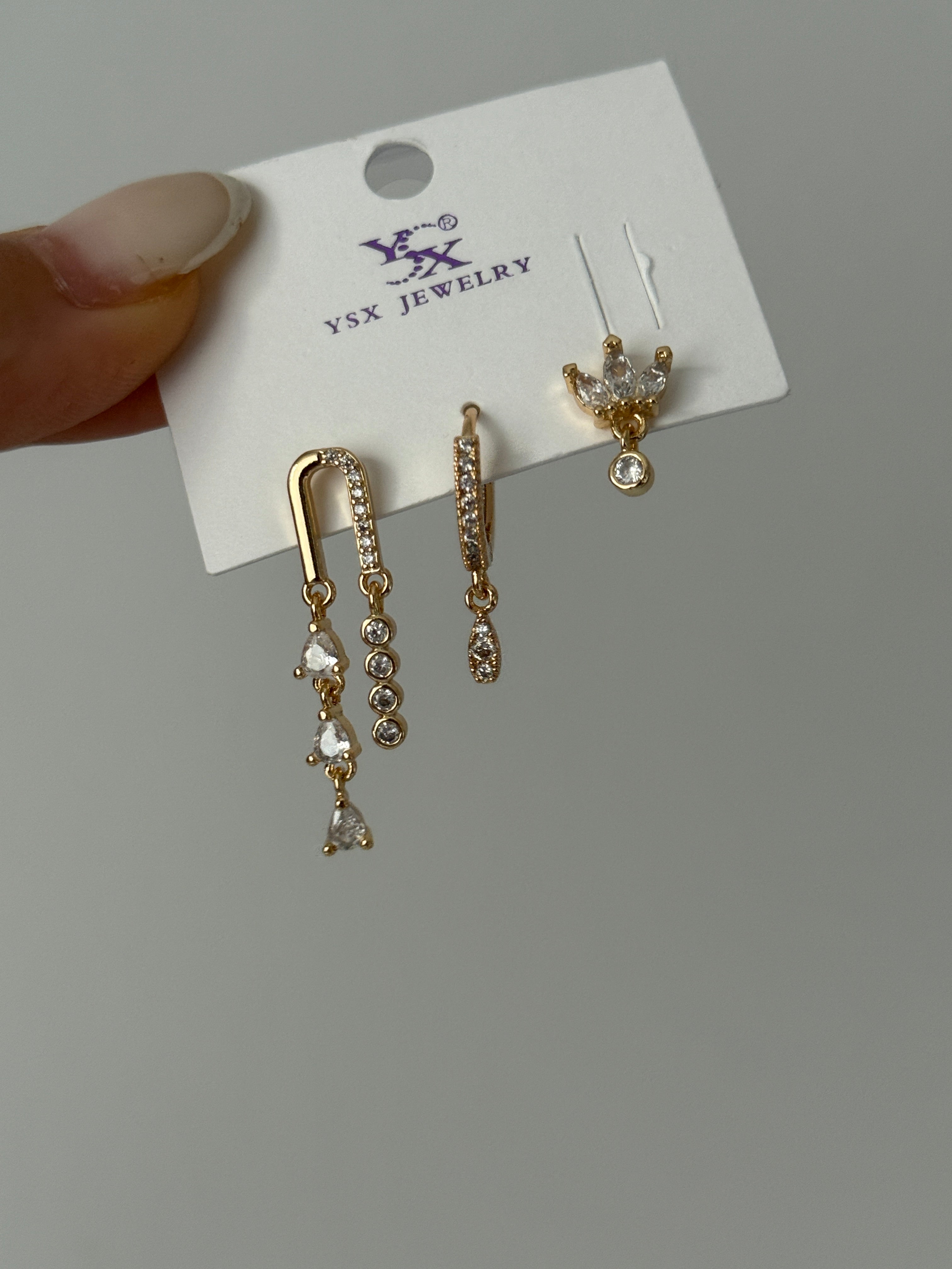 3lü Santral Küpe Seti