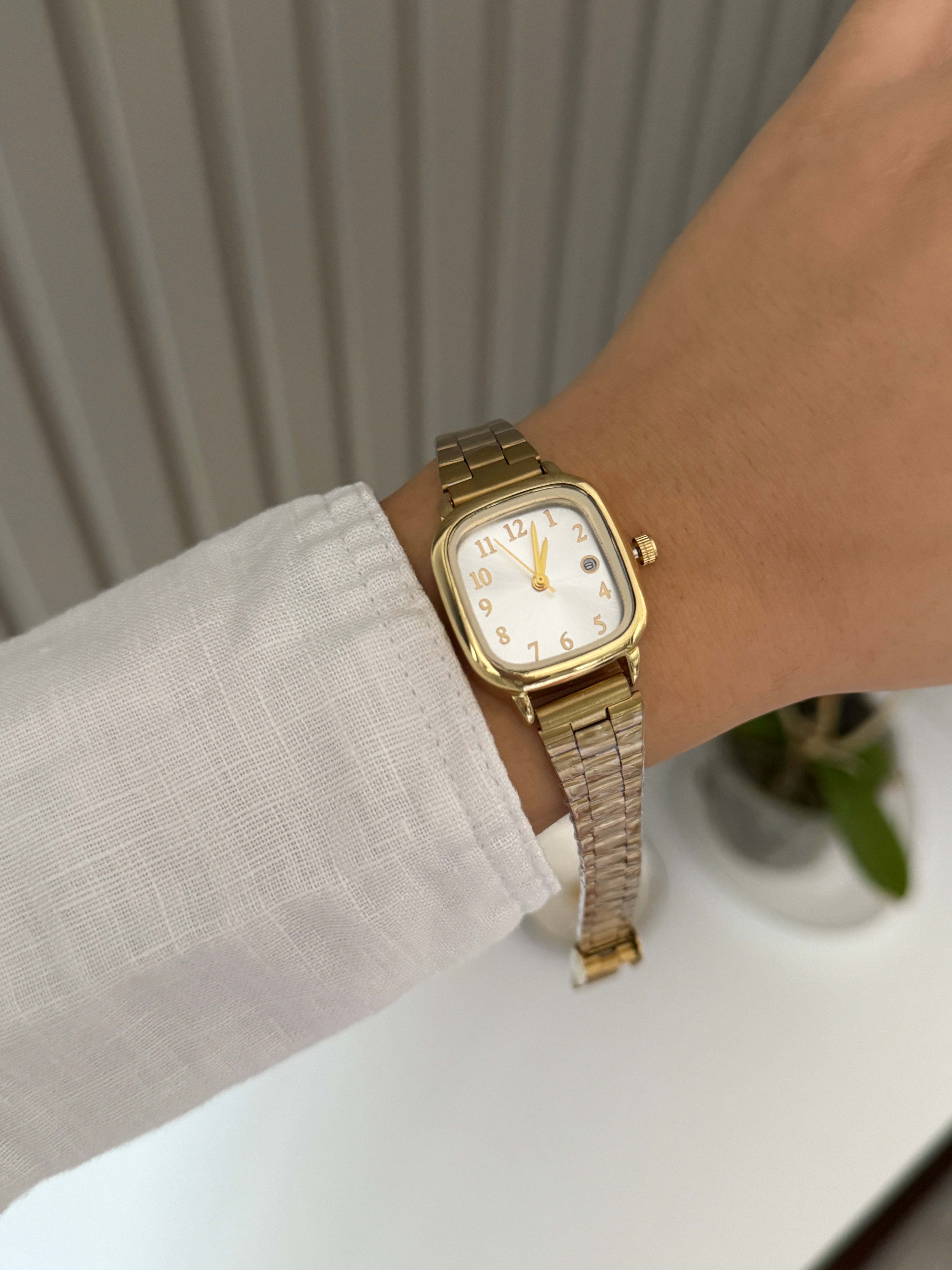 Çelik Kordon Minimal Saat