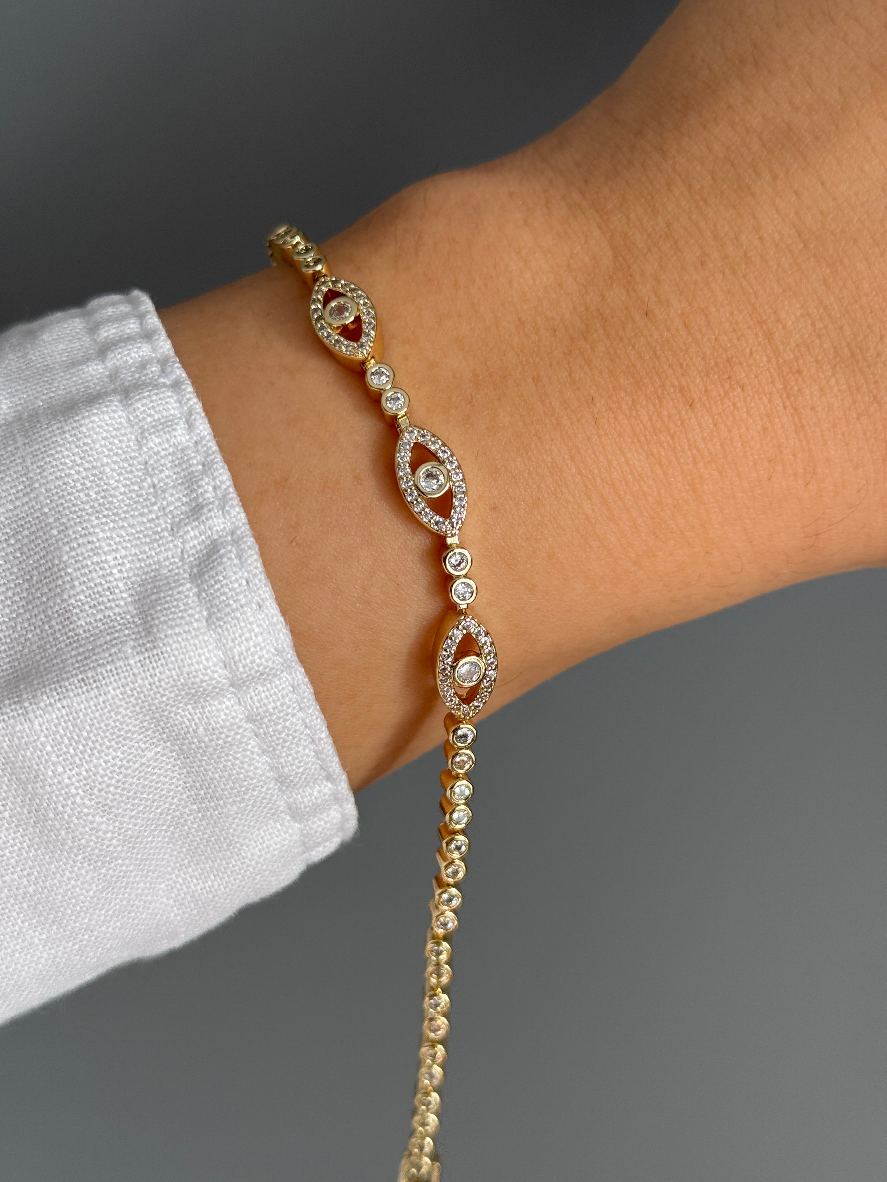 Xuping Fatıma Gözü Kuyumcu Bileklik