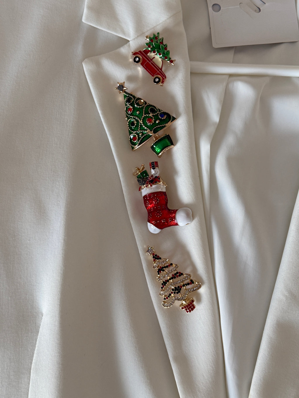 Yılbaşı Çorabı ve Kardan Adam Broş