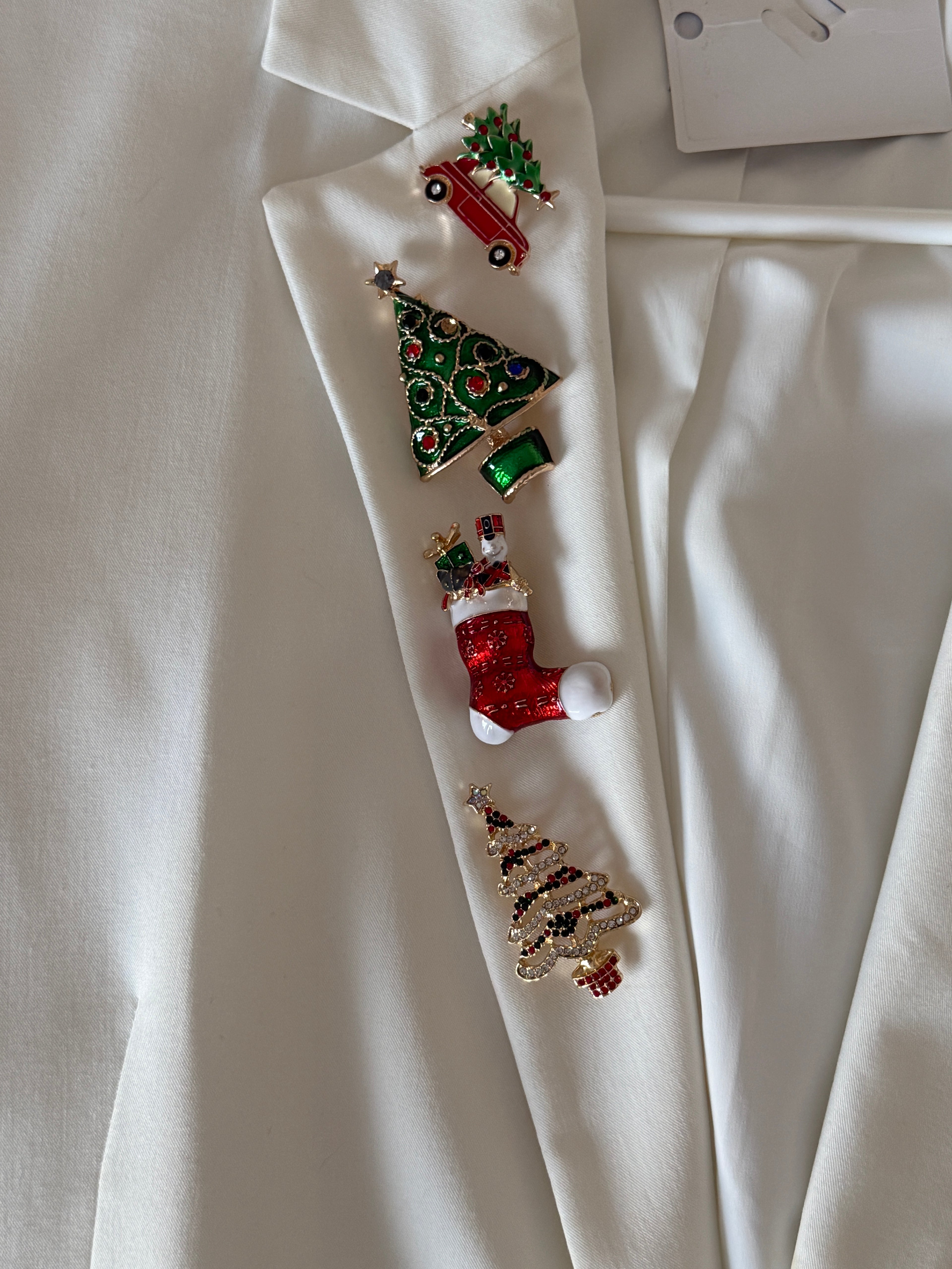 Yılbaşı Çorabı ve Kardan Adam Broş