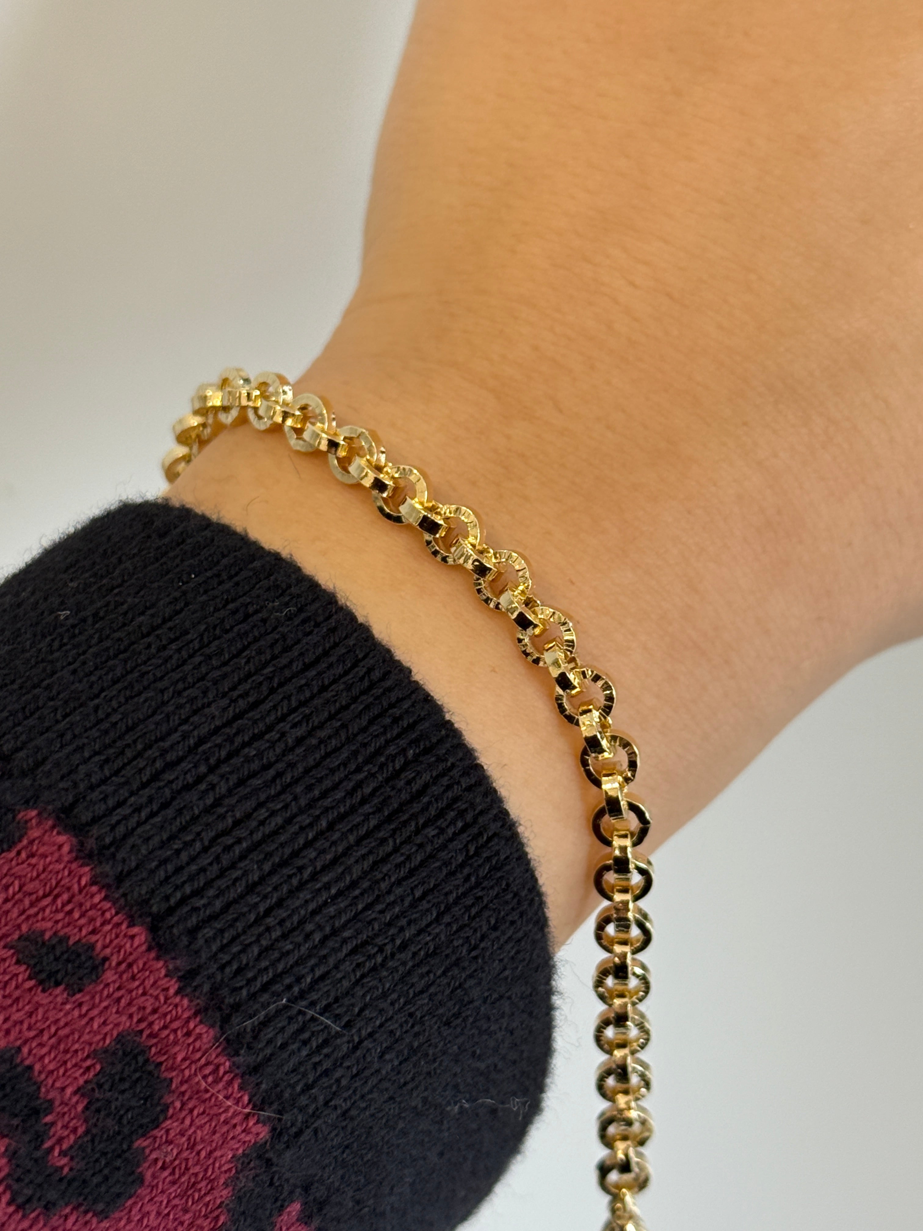 Xuping Delikli Hasır Kuyumcu Model Bileklik